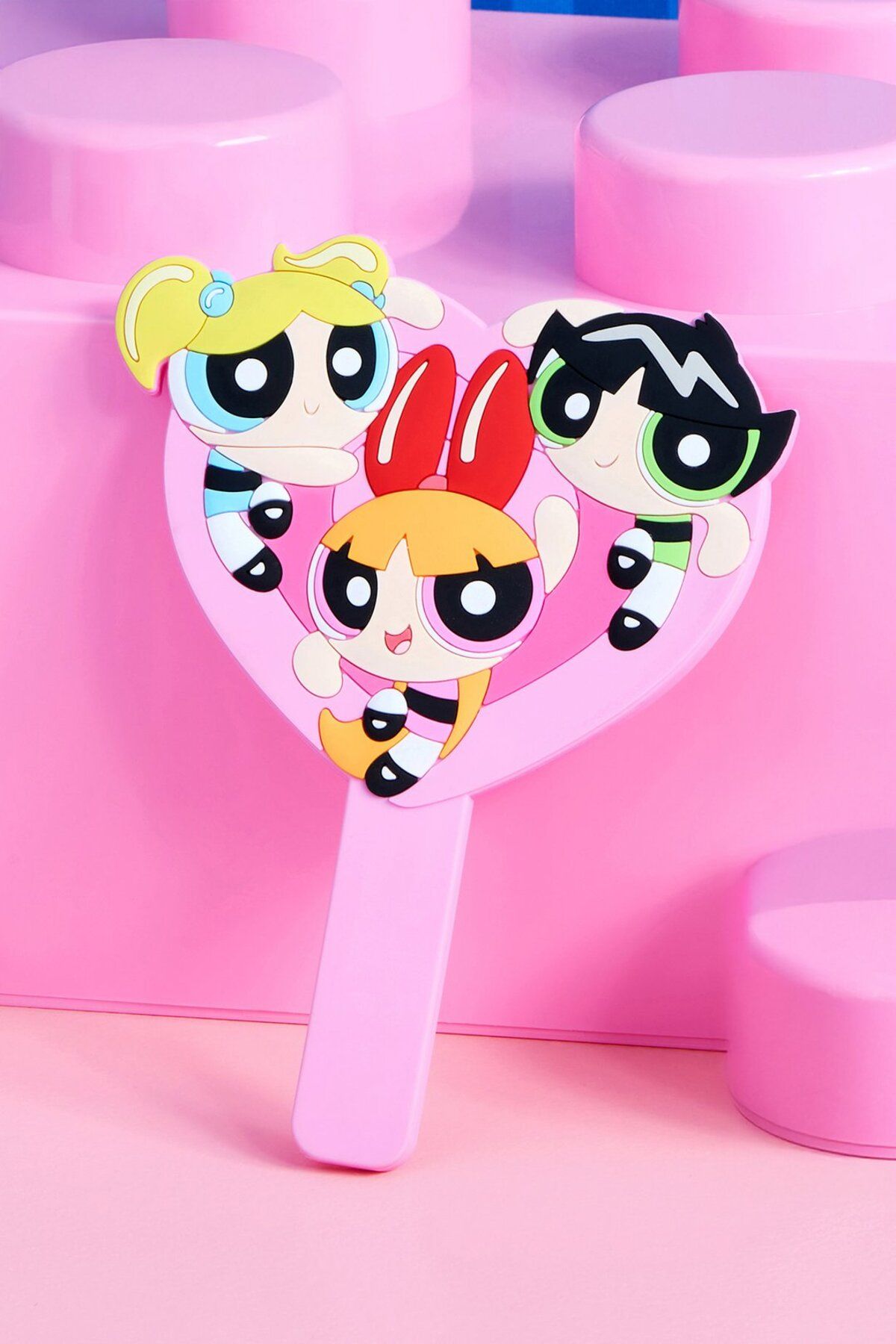 Miniso Powerpuff Girls Lisanslı Kalp Şekilli El Aynası