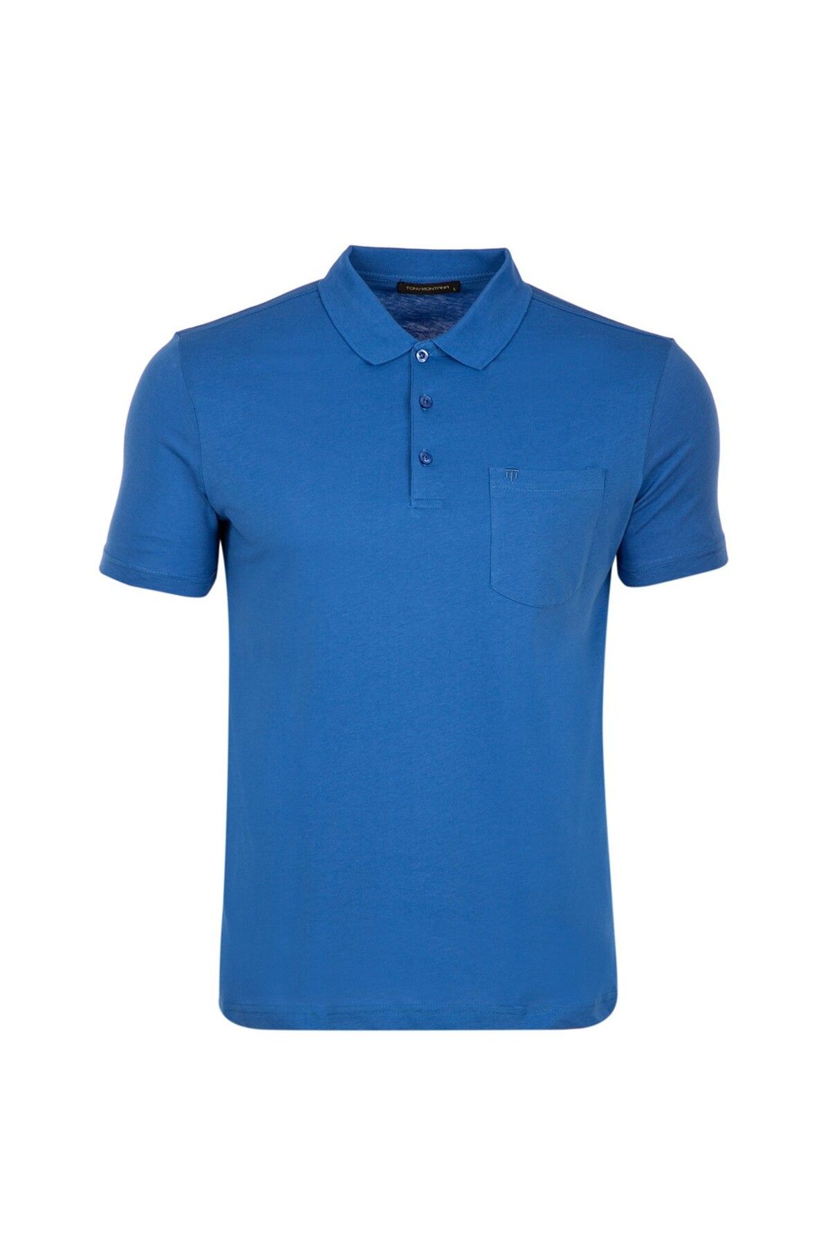 Tony Montana Polo Yaka Cepli %100 Pamuk Penye Büyük Beden T-Shirt-PS-36107
