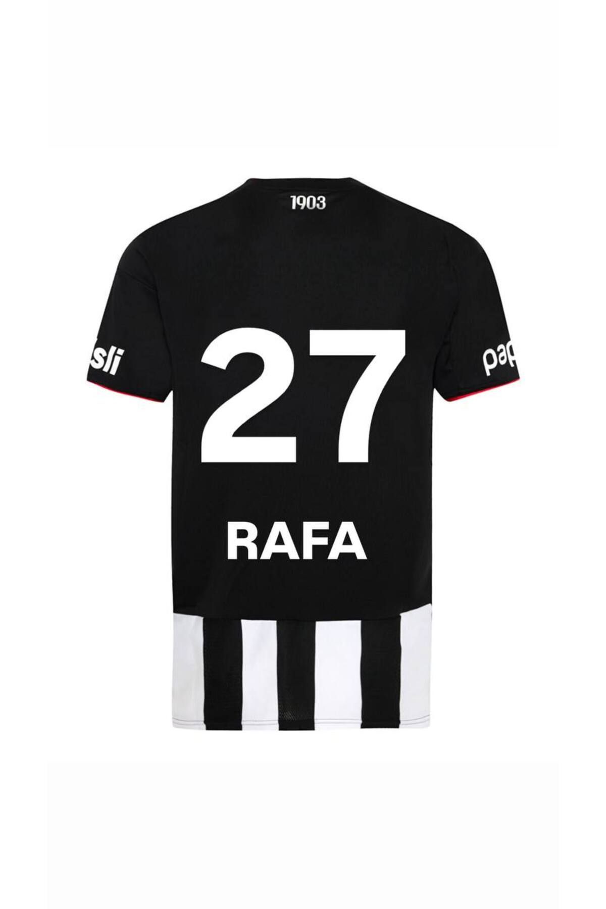 Alaturka Mix Beşiktâş' 2026 ./RAFA' SİLVA' 27 Yeni Sezon İç Saha Çubuklu Çocuk Forması