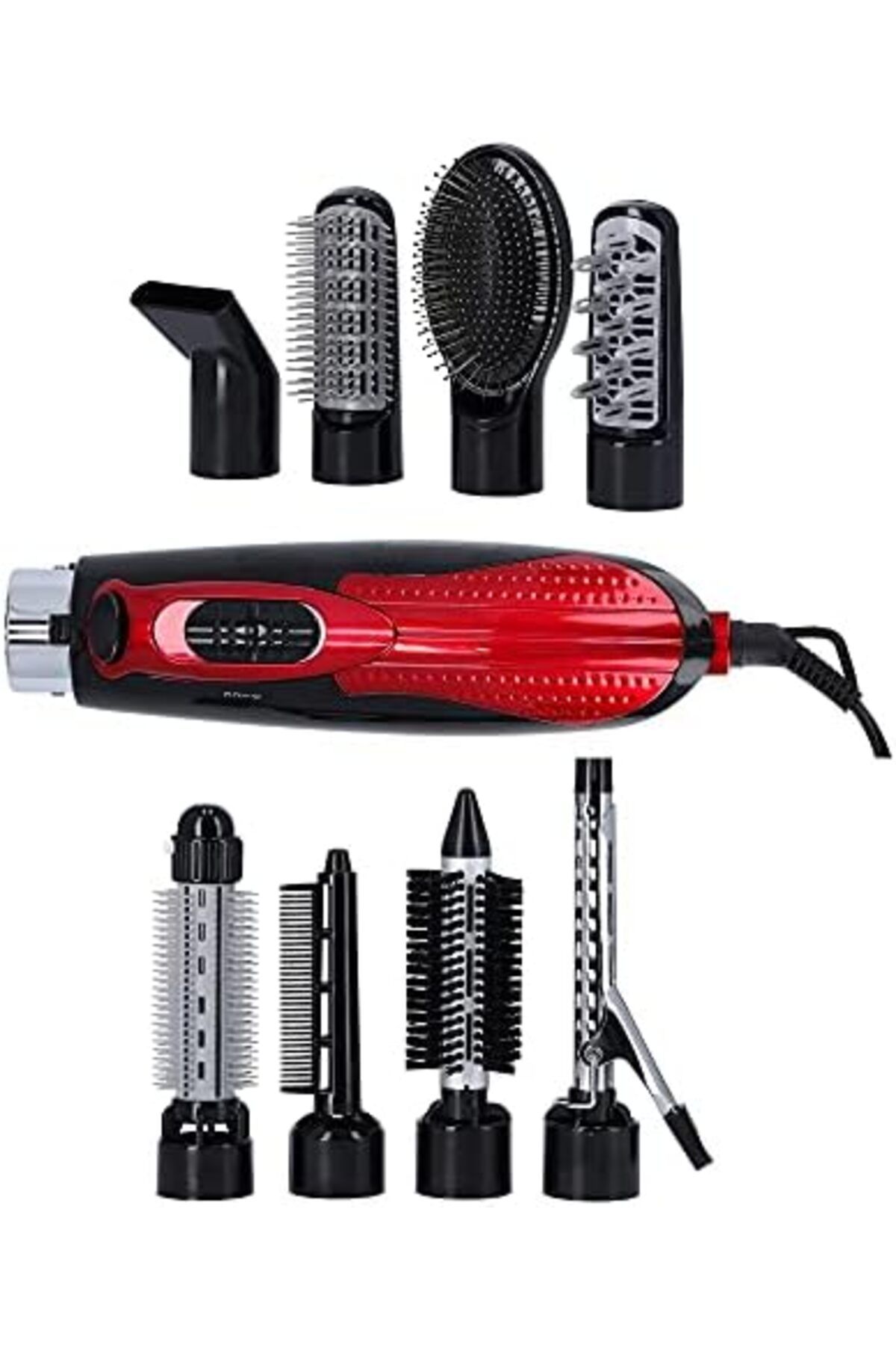 Olsenmark-Multi Function Hair Styler, 8 In 1 - 3 Heat & 2 Speed Setting - 360 Degree Swivel Cord - S 2