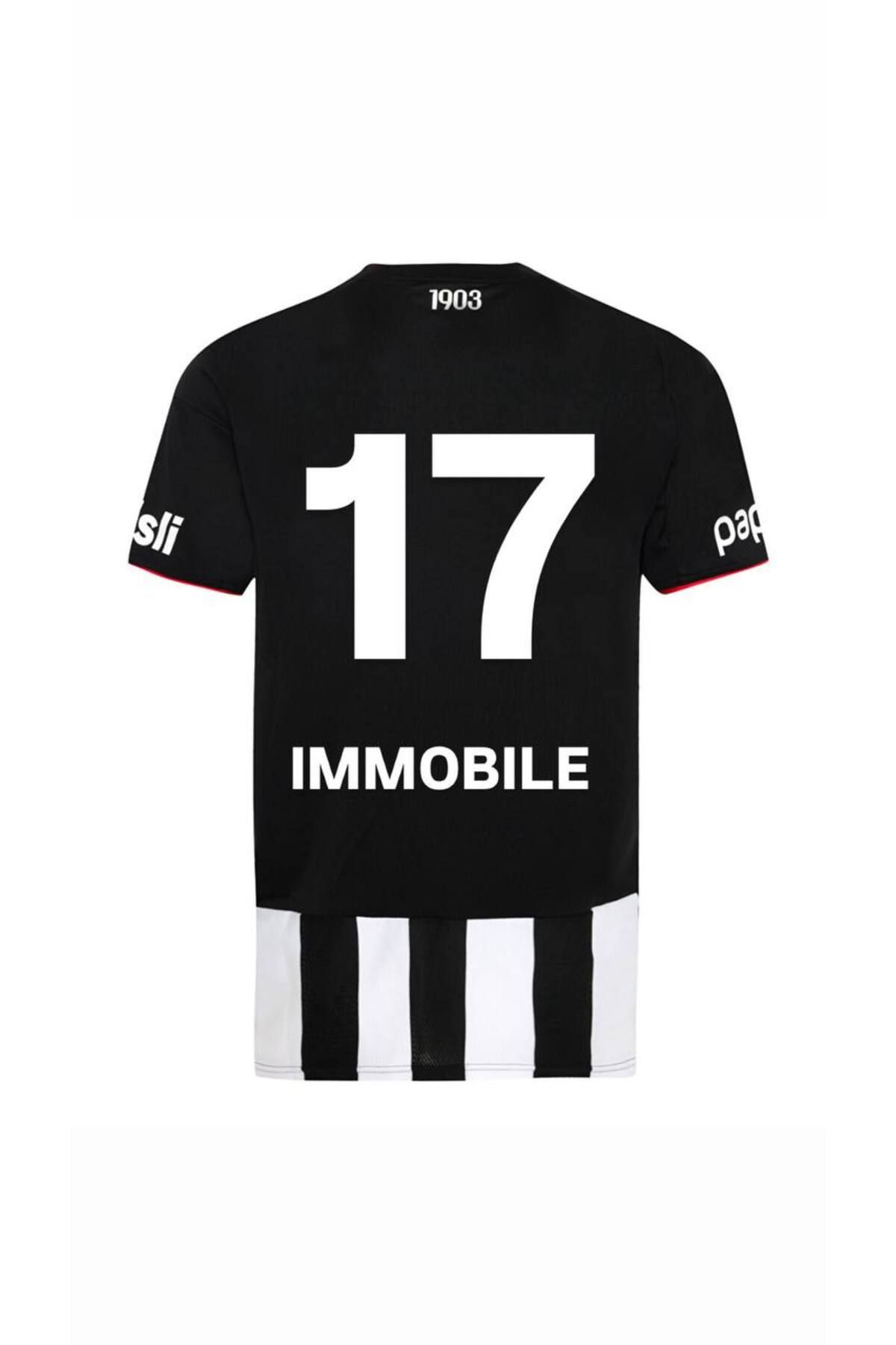 Alaturka Mix Beşiktâş' 2026 /.İmmobile Yeni Sezon İç Saha Çubuklu Çocuk Forması