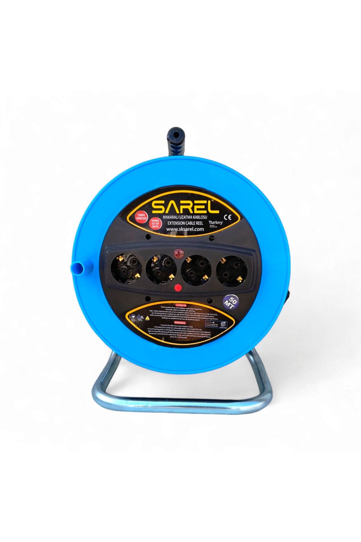 COBI SMART®-Extension cord reel 3x2.5 mm², 50 m, 4 sockets, overload protection - COBI SMART® 13