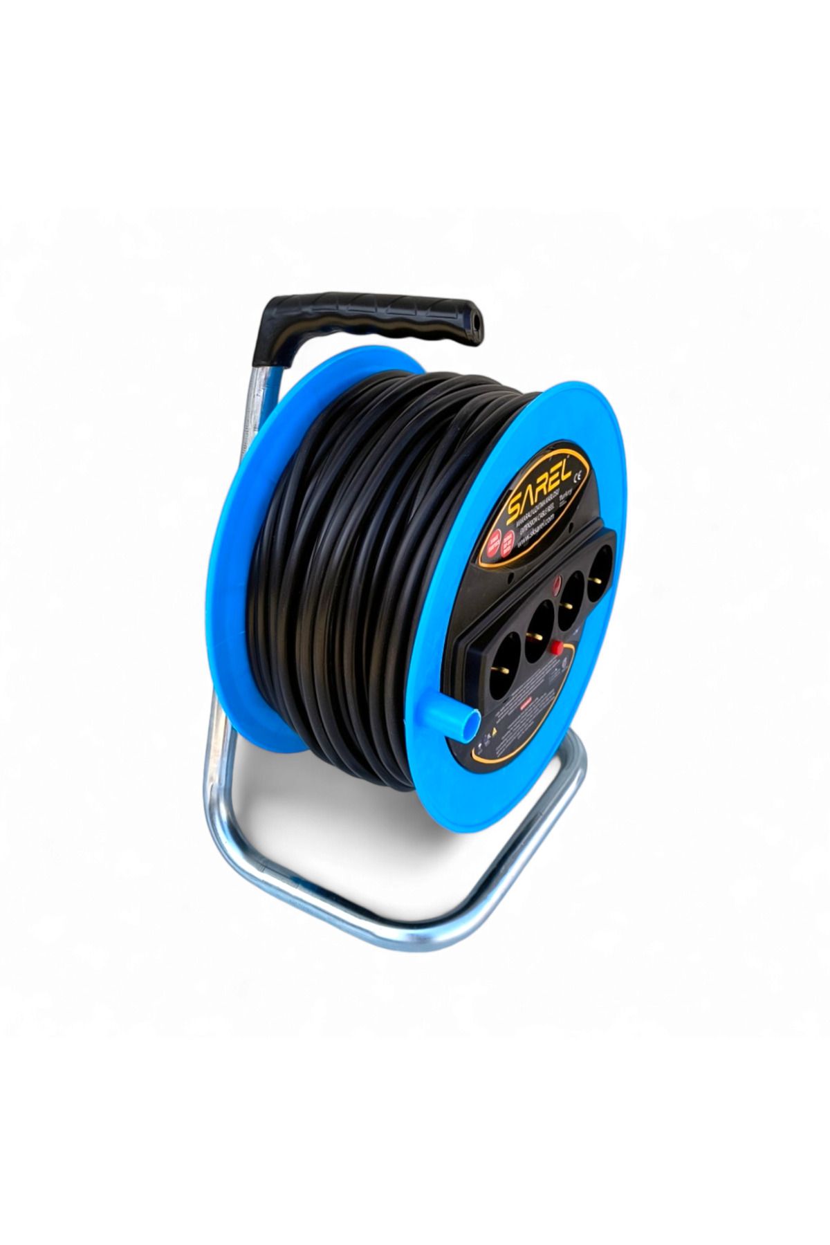 COBI SMART®-Extension cord reel 3x2.5 mm², 50 m, 4 sockets, overload protection - COBI SMART® 12