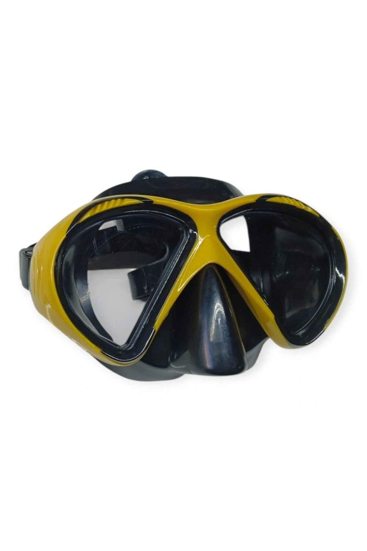 Tolzan Star Diving Temper Camlı Dalış Maskesi Yetişkin - 51706-SARI