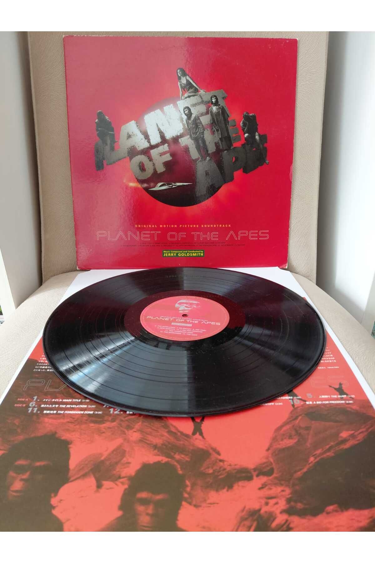Plakperest MAYMUNLAR CEHENNEMİ / Planet Of The Apes - Jerry Goldsmith -1997 Japonya Basım Nadir Plak-2.EL