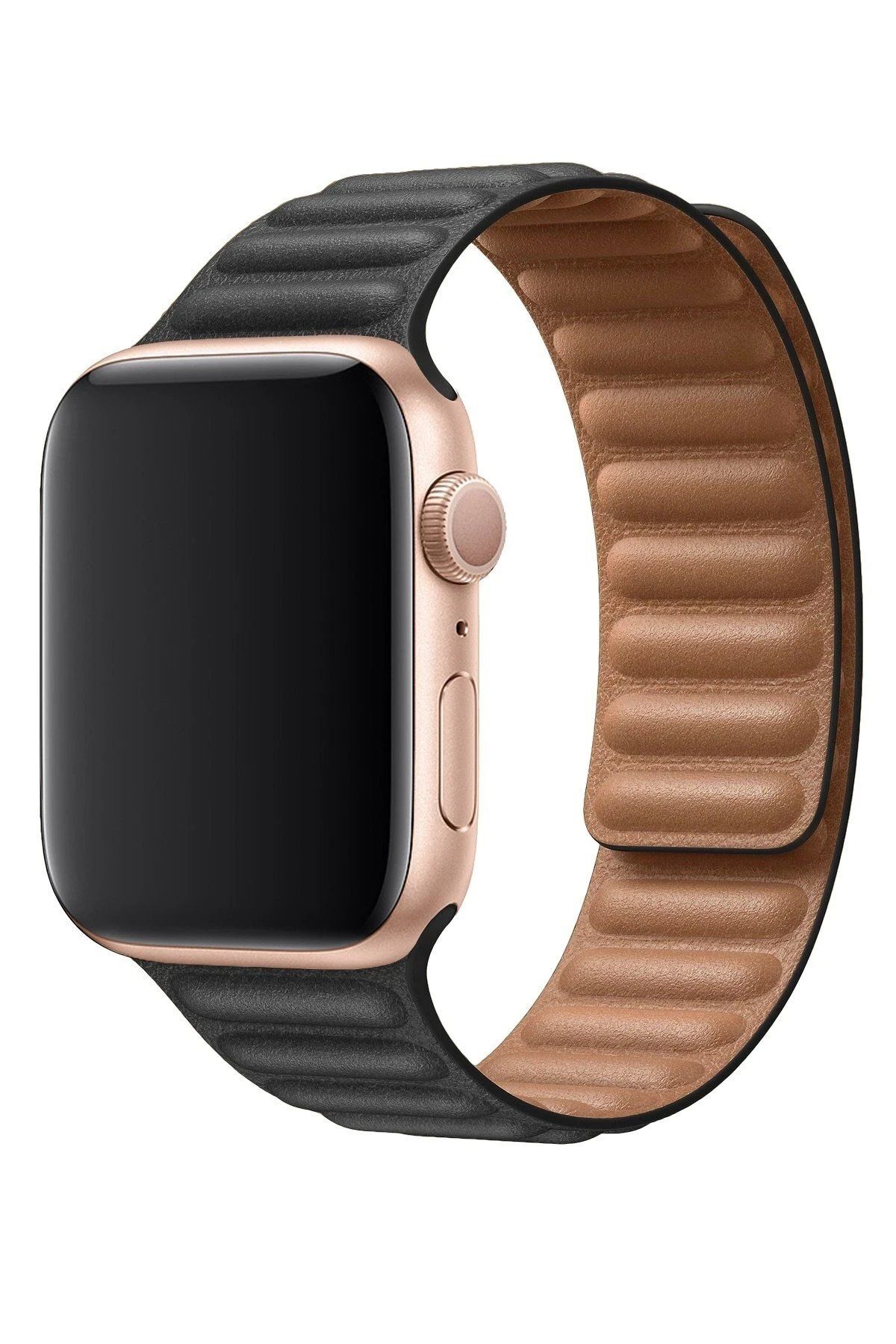 Toptan Bulurum Apple Watch 38mm Loop Kordon - Siyah