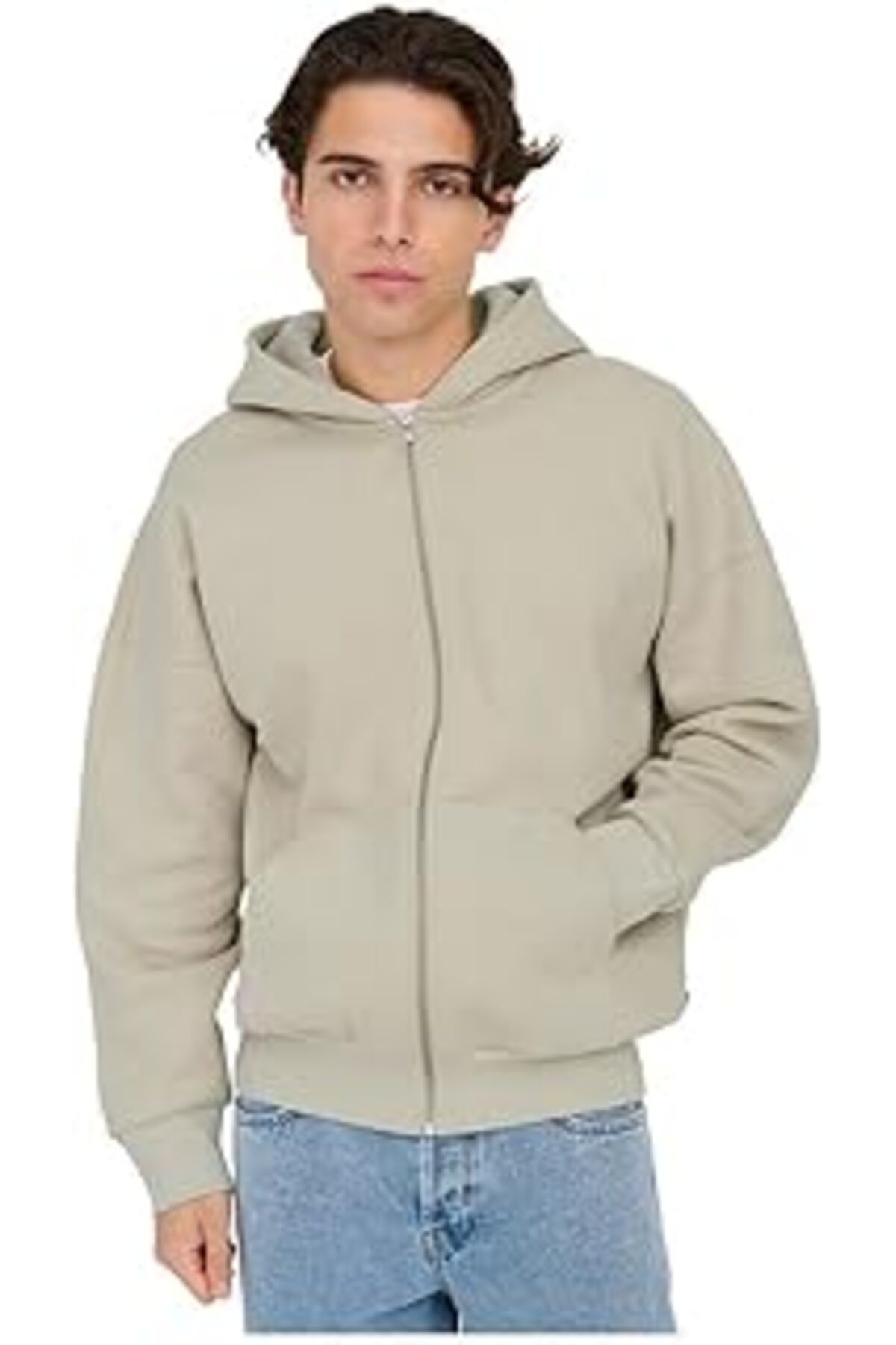 NETWORK ART Only & Sons Onsdan Life Rlx Heavy Zip Hoodie Noossweatshirt-Ceketerkek