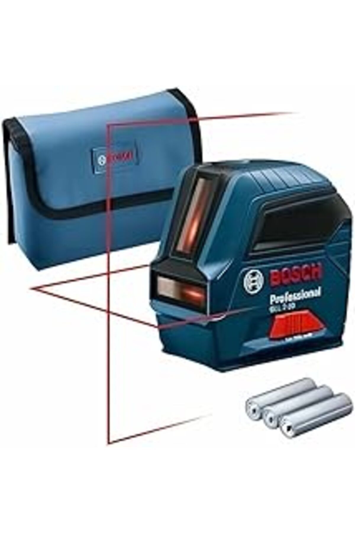TBSProjects Bosch Professional Gll 2-10 Çizgi Lazer (10m Çalışma Alanı, 3 X Aa Pil, Ip 54 Toza Karşı Koruma Sis