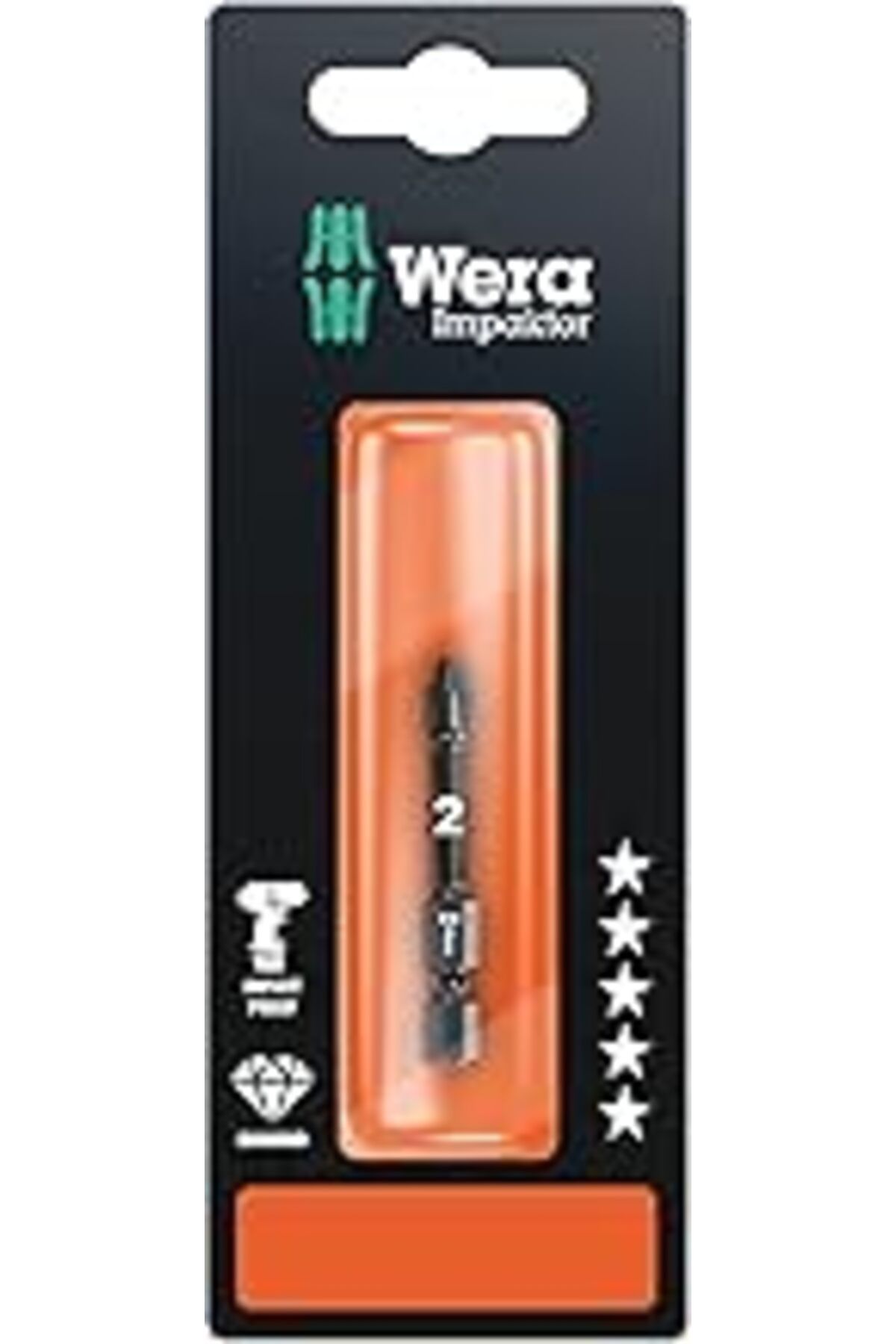 Karachil Wera 855/4 Imp Dc Impaktor Uçlar Sb Pz 2, Pz 2 X 50 Mm, 05073961001
