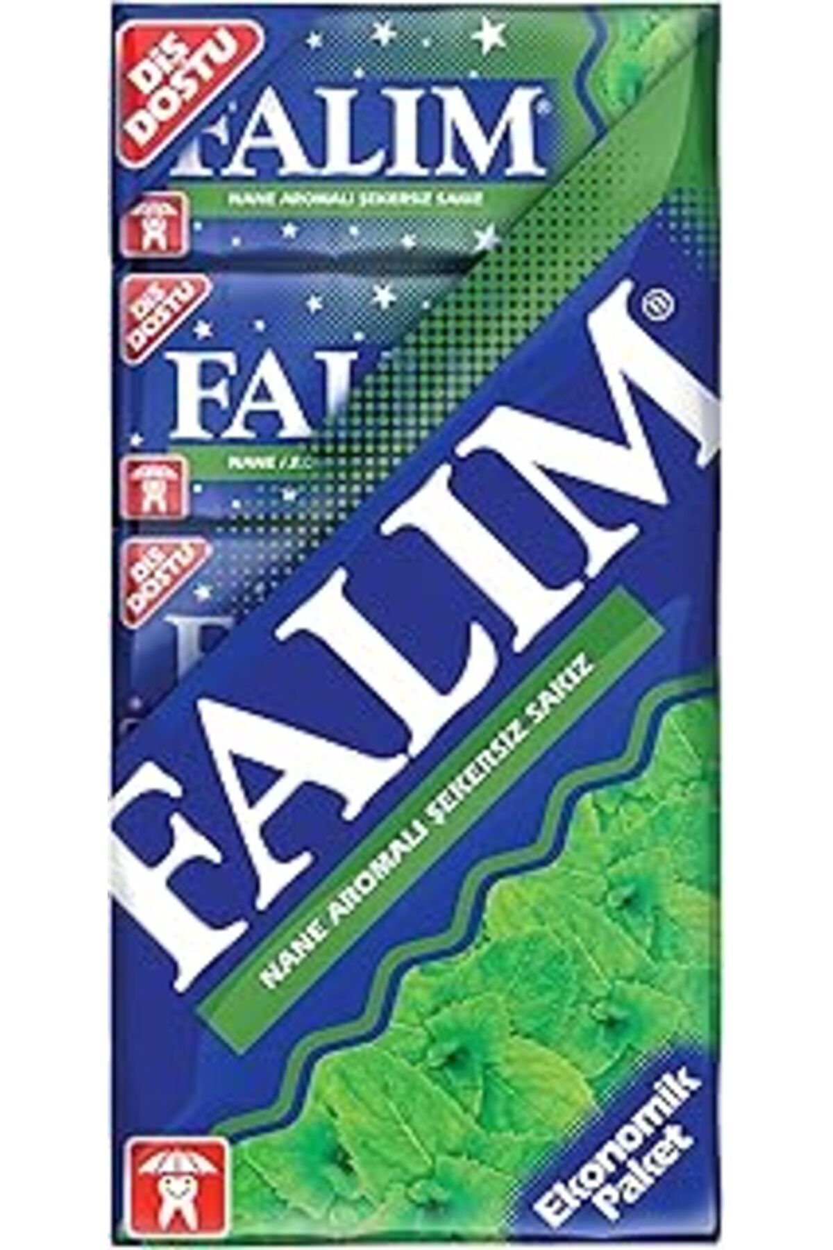 TBSProjects Falim 5'Li Paket Nane Aromalı Şekersiz Sakız 35 Gr