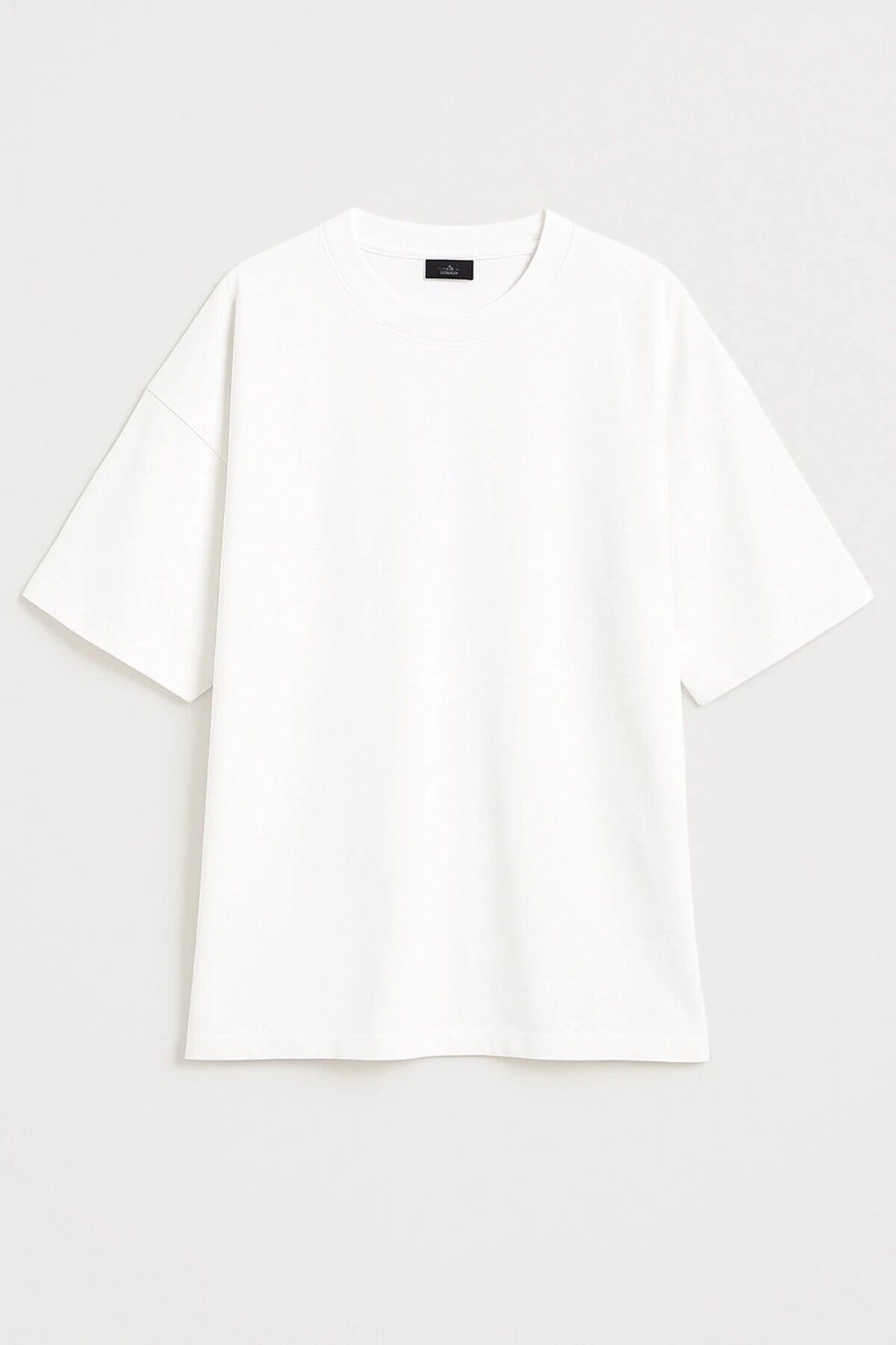 MARKAPIA WOMAN Kadın Bisiklet Yaka Oversize %100 Pamuk T-Shirt