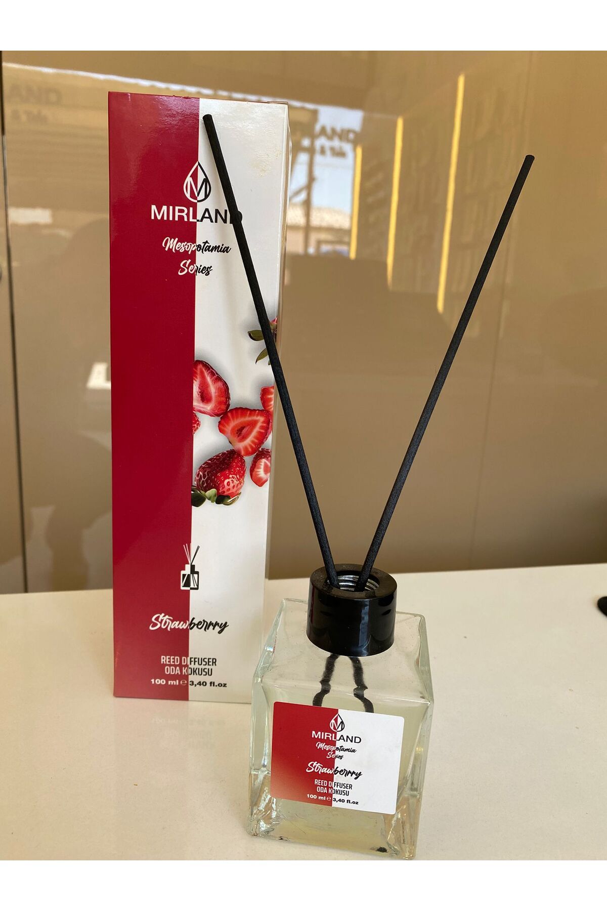 MİRLAND TAKI çubuklu oda kokusu çilek 100 ml