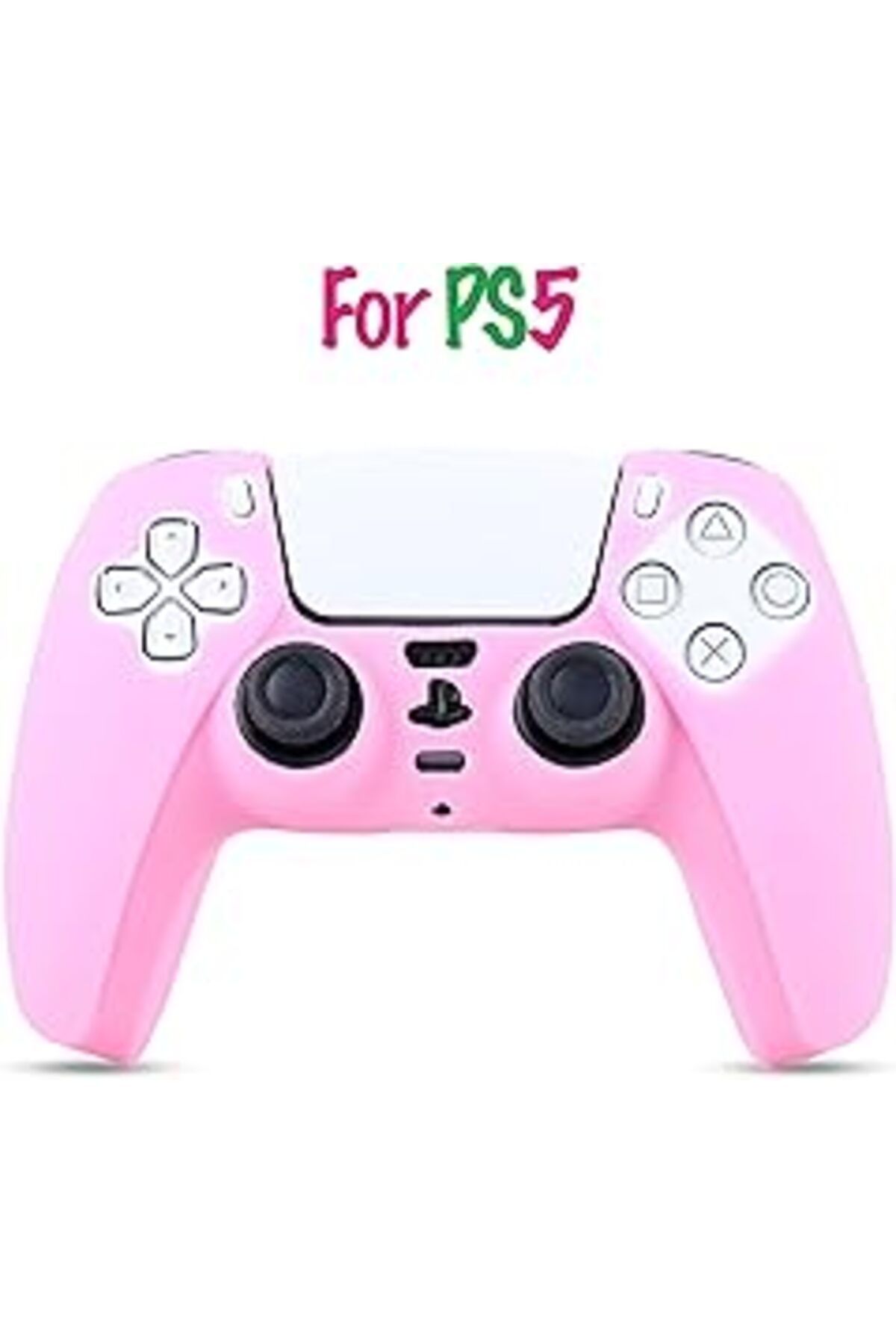 Karachil Kontorland Ps5 Gamepad Uyumlu Silikon Kılıf - Color Chaos (Bright Pink)