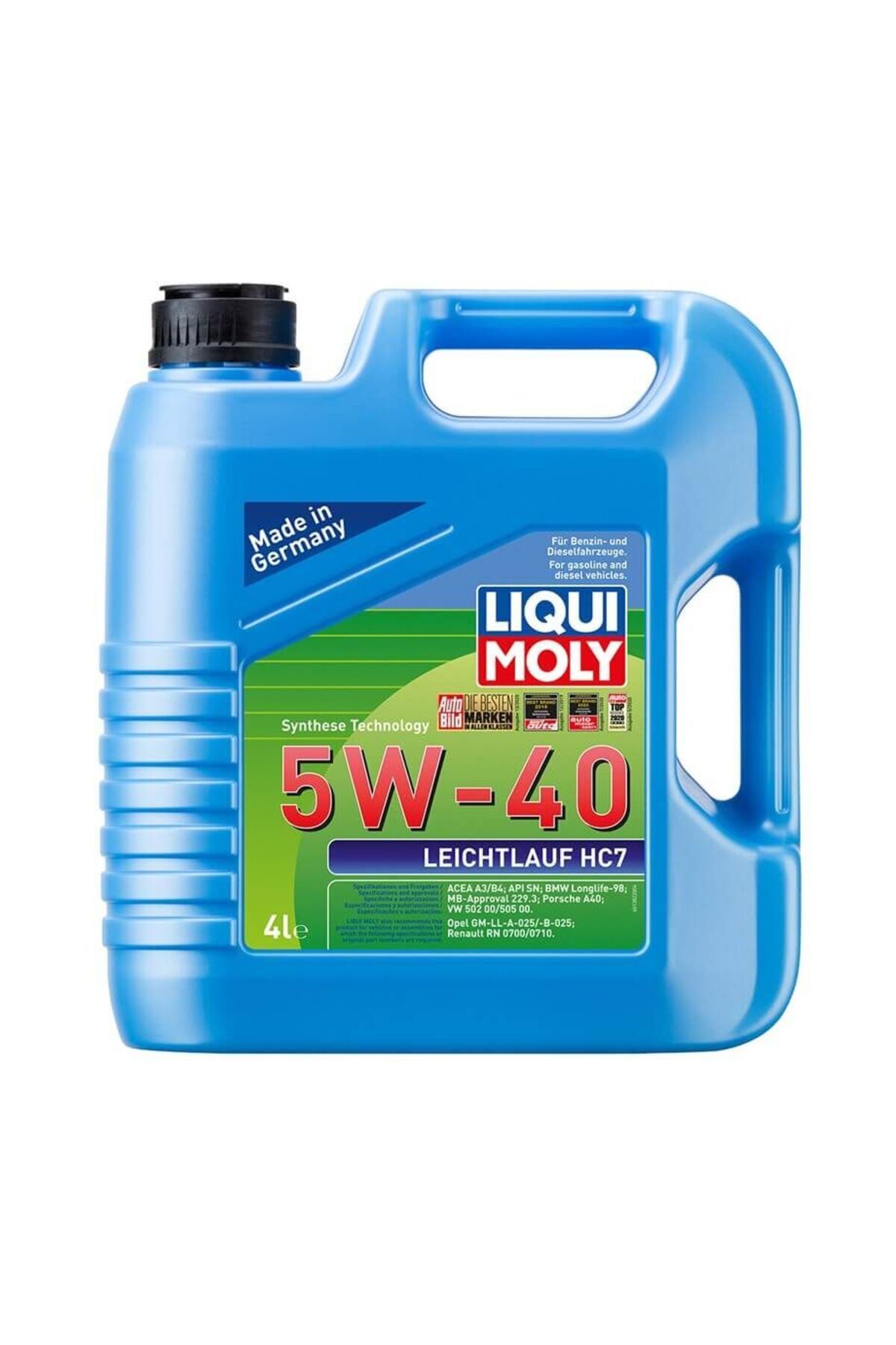 Liqui Moly 5W40 Motor Yağı Sentetik Leıchtlauf Hc7 4 Lt (1382)