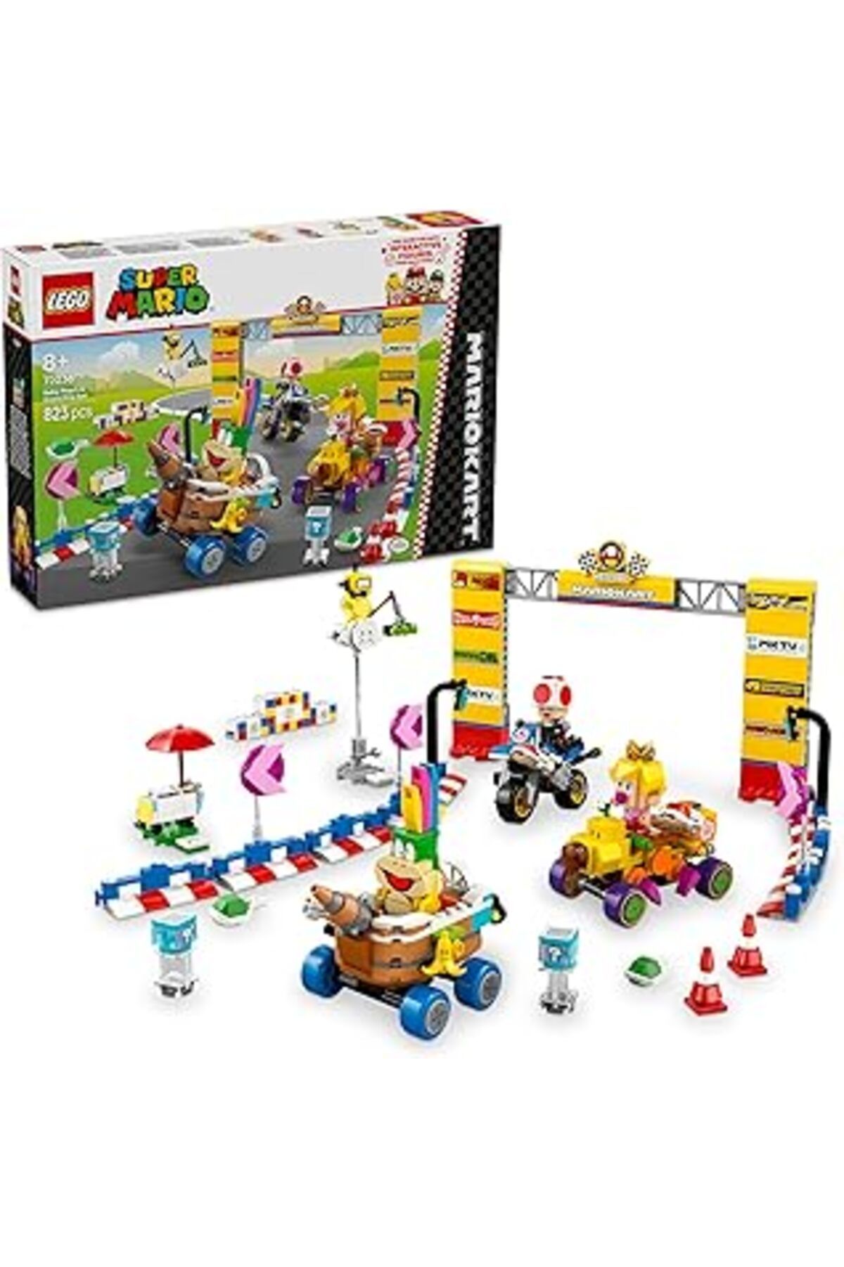 Qedii Lego Super Mario: Mario Kart – Baby Peach Ve Grand Prix Seti 72036, 8 Yaş Ve Üzeri Erkek Ve Kız Çoc