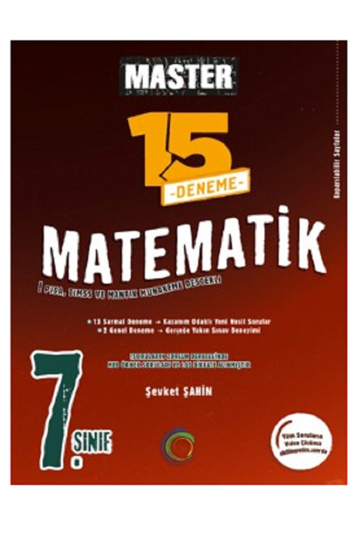 Evrensel İletişim Yayınları 7.Sınıf Okyanus Master Matematik Deneme / 13 Sarmal 2 Genel Deneme / Yeni Nesil Sorular