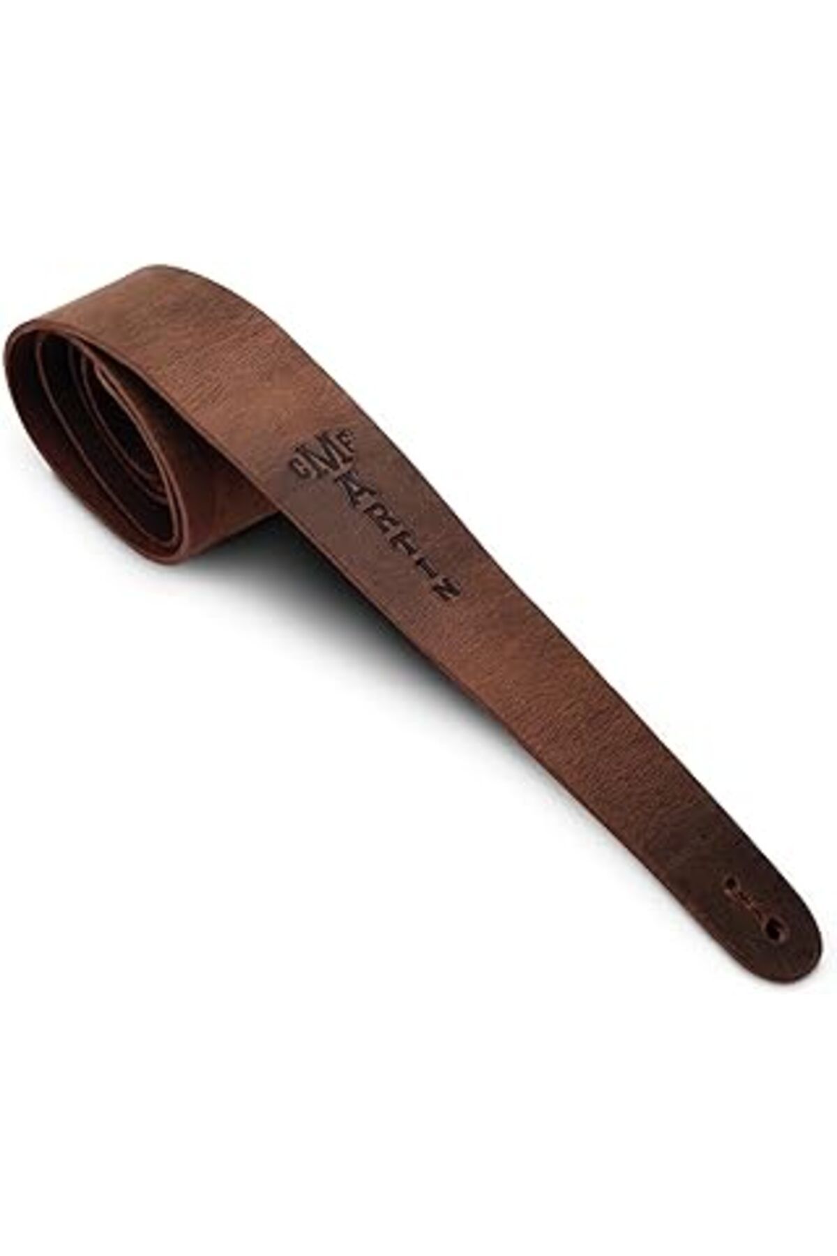 Karachil C.F. Martin 18A0065 5,3 Cm Deri Gitar Kayışı, Kahverengi