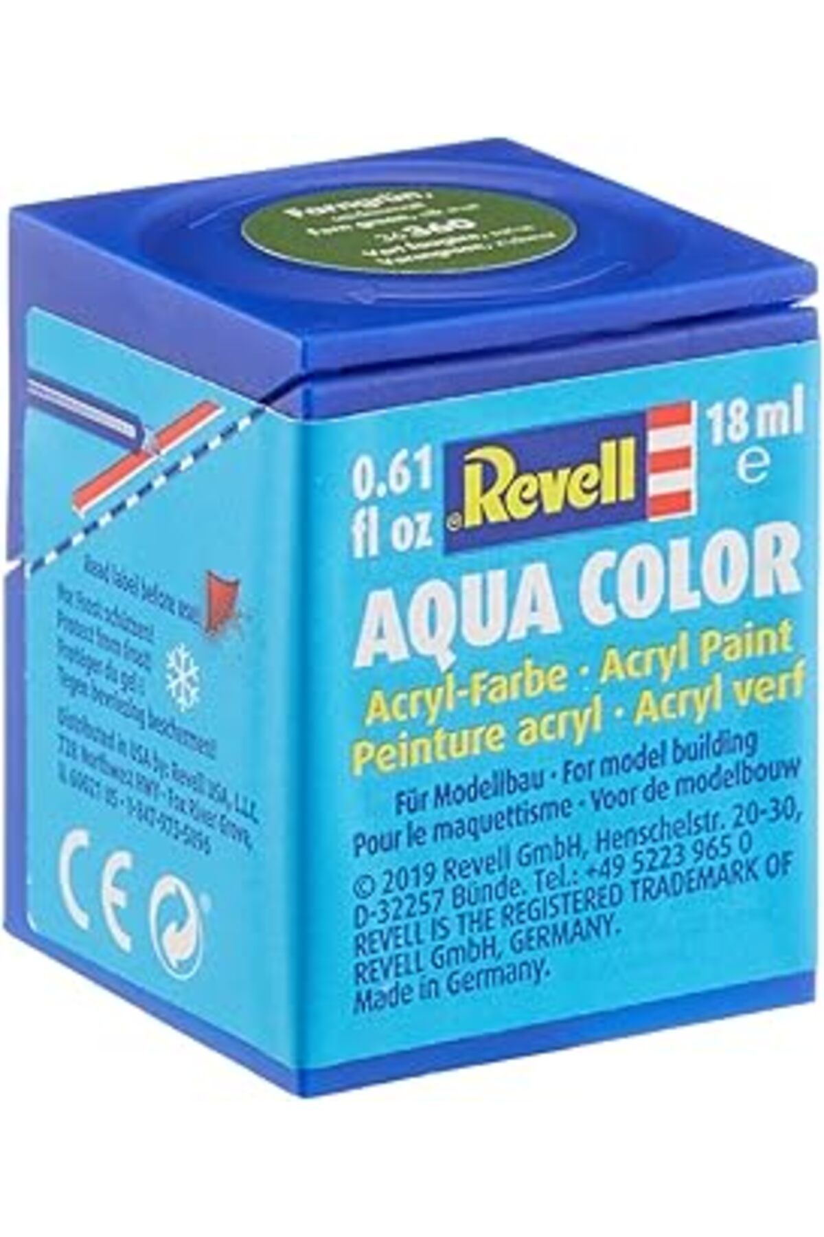 Karachil Revell - Su Bazlı Maket Boyası Yeşil İpek 18 Ml (36360)