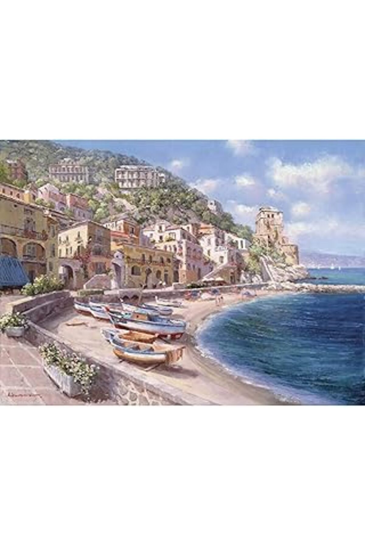 Karachil Anatolian Puzzle - İtalya Sahili / 1000 Parça Puzzle, 1136