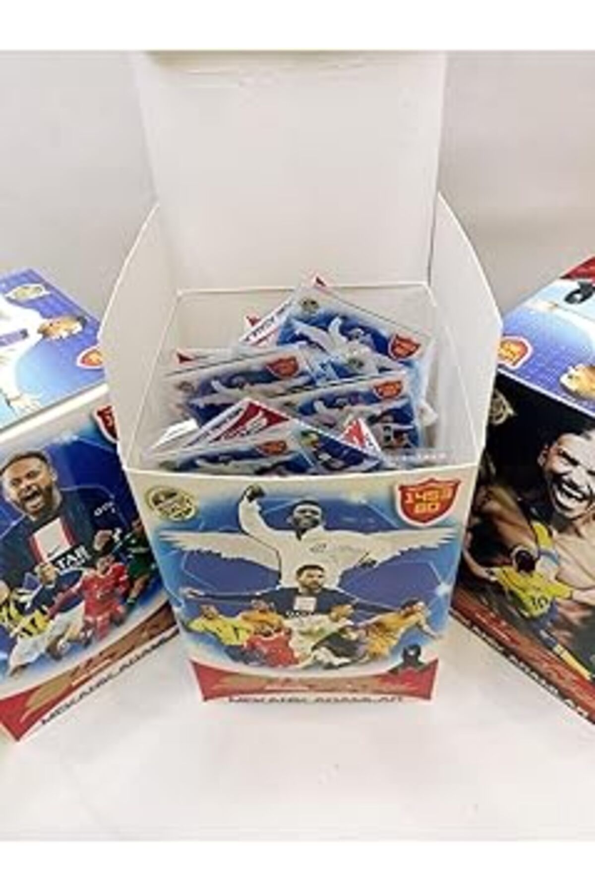 Qedii Mia Süper Final En Son Seri Futbol Kartları Mekanik Adamlar 25 Paket 3'Lü (75 Kart)