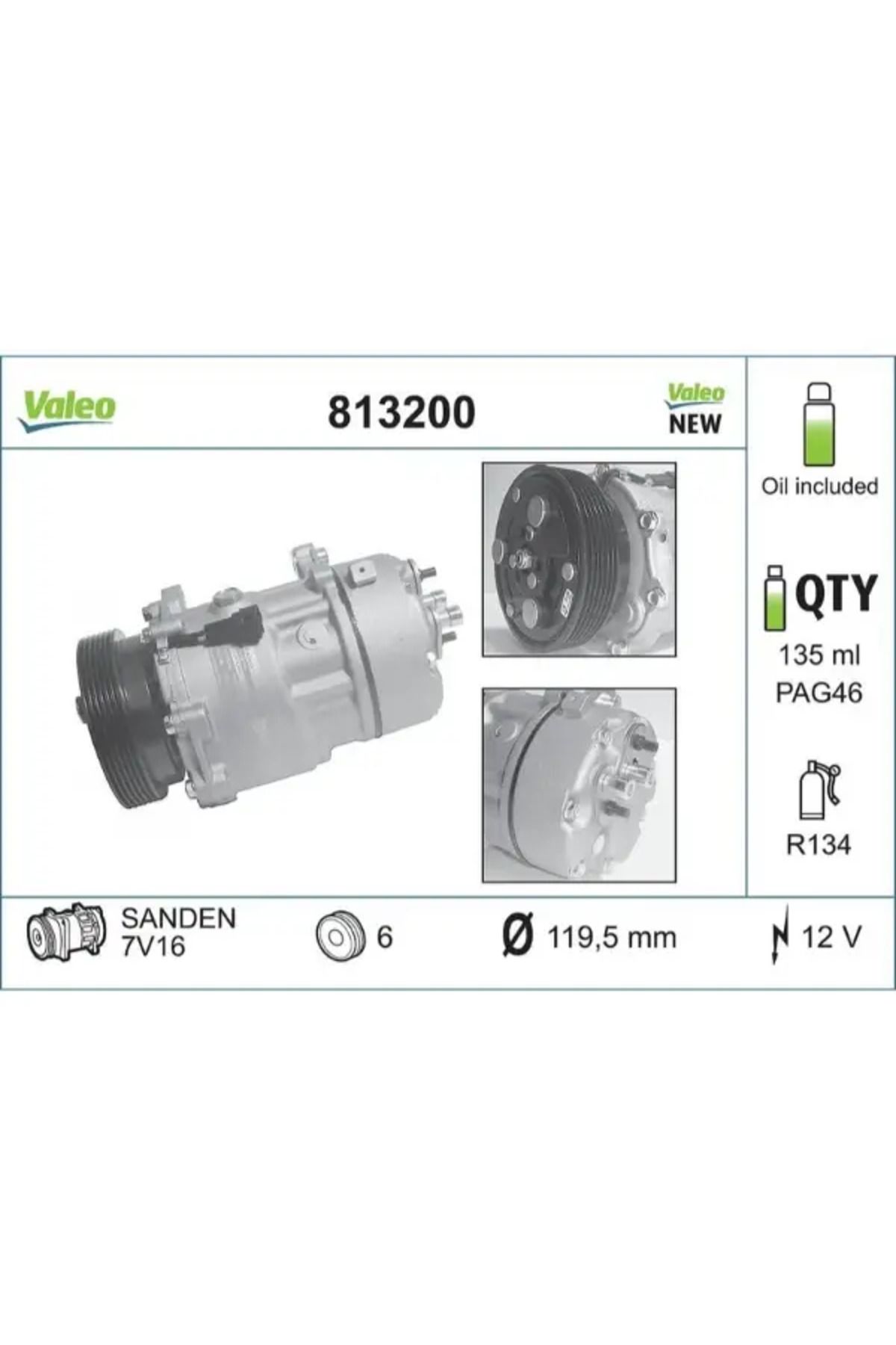 VALEO KLIMA KOMPRESORU A3 AUDI TT GALAXY ALHAMBRA CORDOBA IBIZA LEON TOLEDO I II OCTAVIA NEW BEETLE BORA
