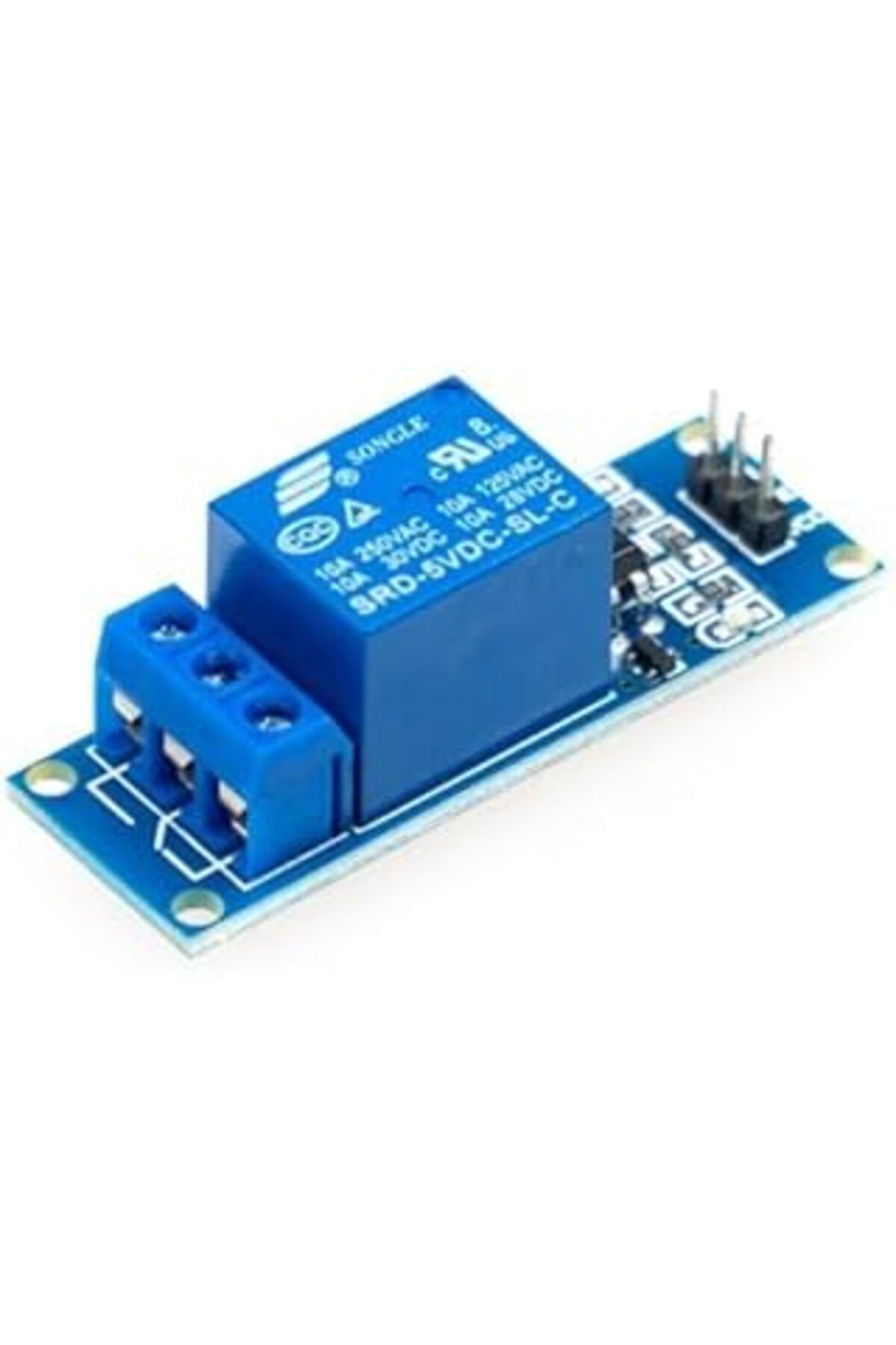 NETWORK ART Sanec Tek Kanallı 5V Röle Modülü Tekli Röle Kartı 1 Kanal Arduino Relay