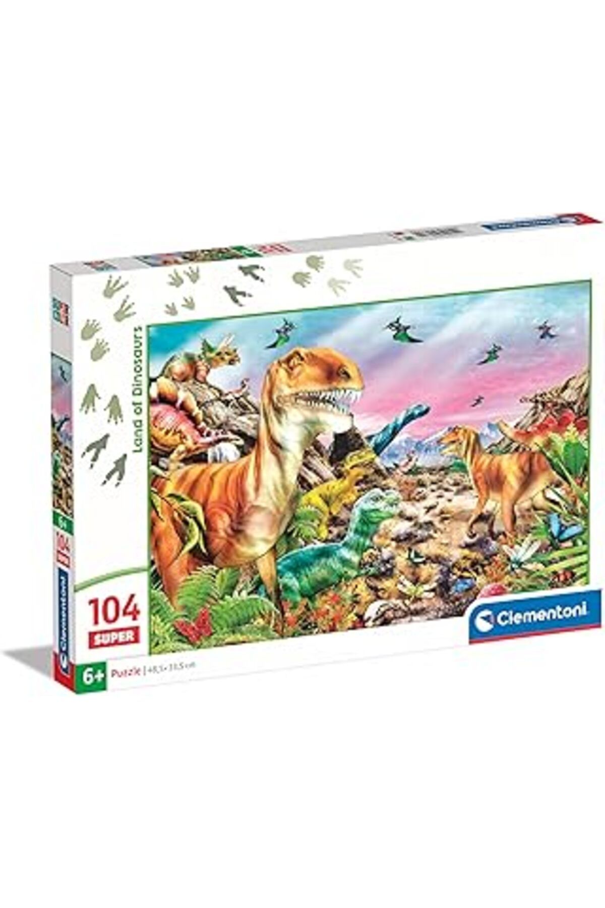 Pazarcan 104 El. Super Kolor Land Of Dinosaurus
