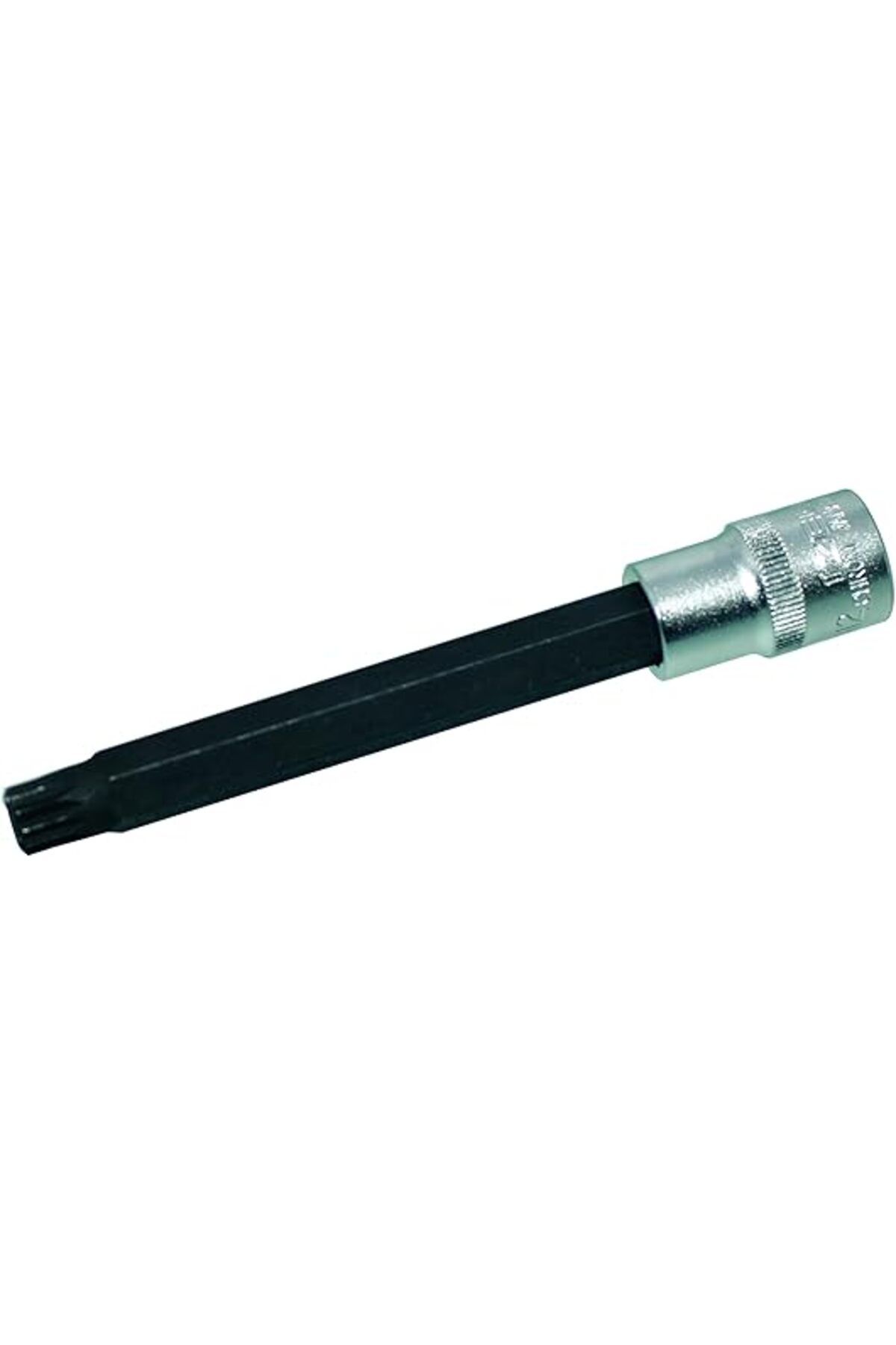 Karachil Izeltas 1114064214 M 14 1/2" On Iki Köşe Lokmalı Bits Uç Uzun Boy (140Mm), Krom, M14