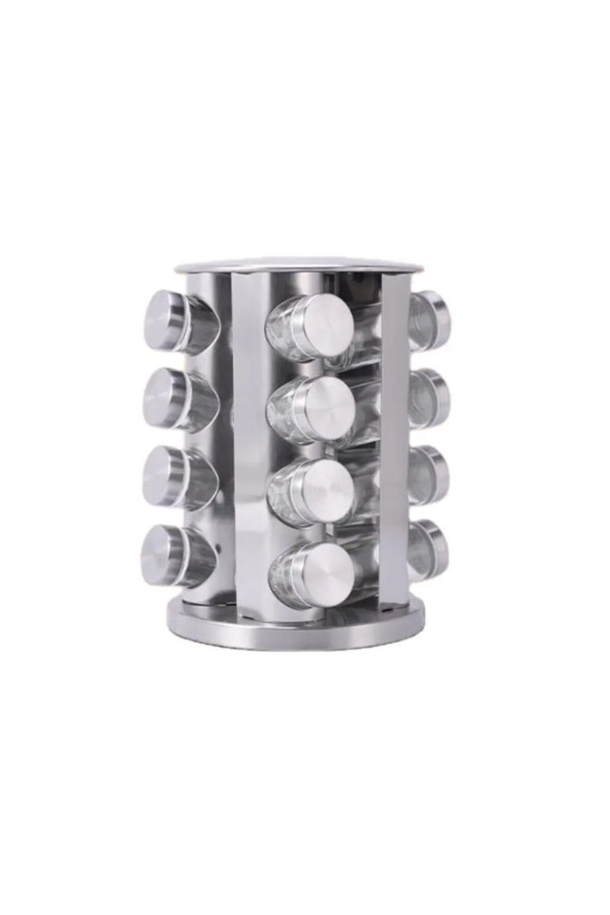 Rovitech-Set 16 recipiente condimente, suport metalic rotativ 4