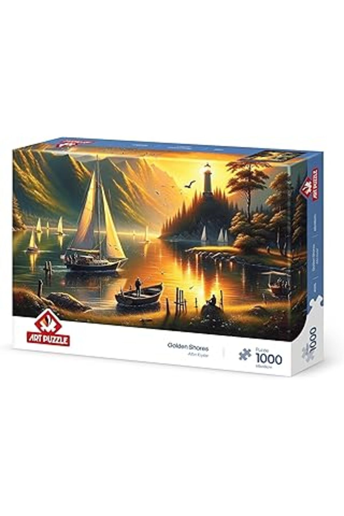 Pazarcan Art Puzzle Altın Kıyılar 1000 Parça Puzzle
