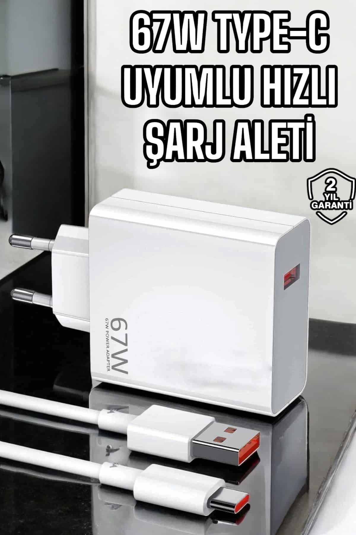 Modafiks Şarj Aleti Turbo Hızlı 67W Type-C Hızlı Şarj