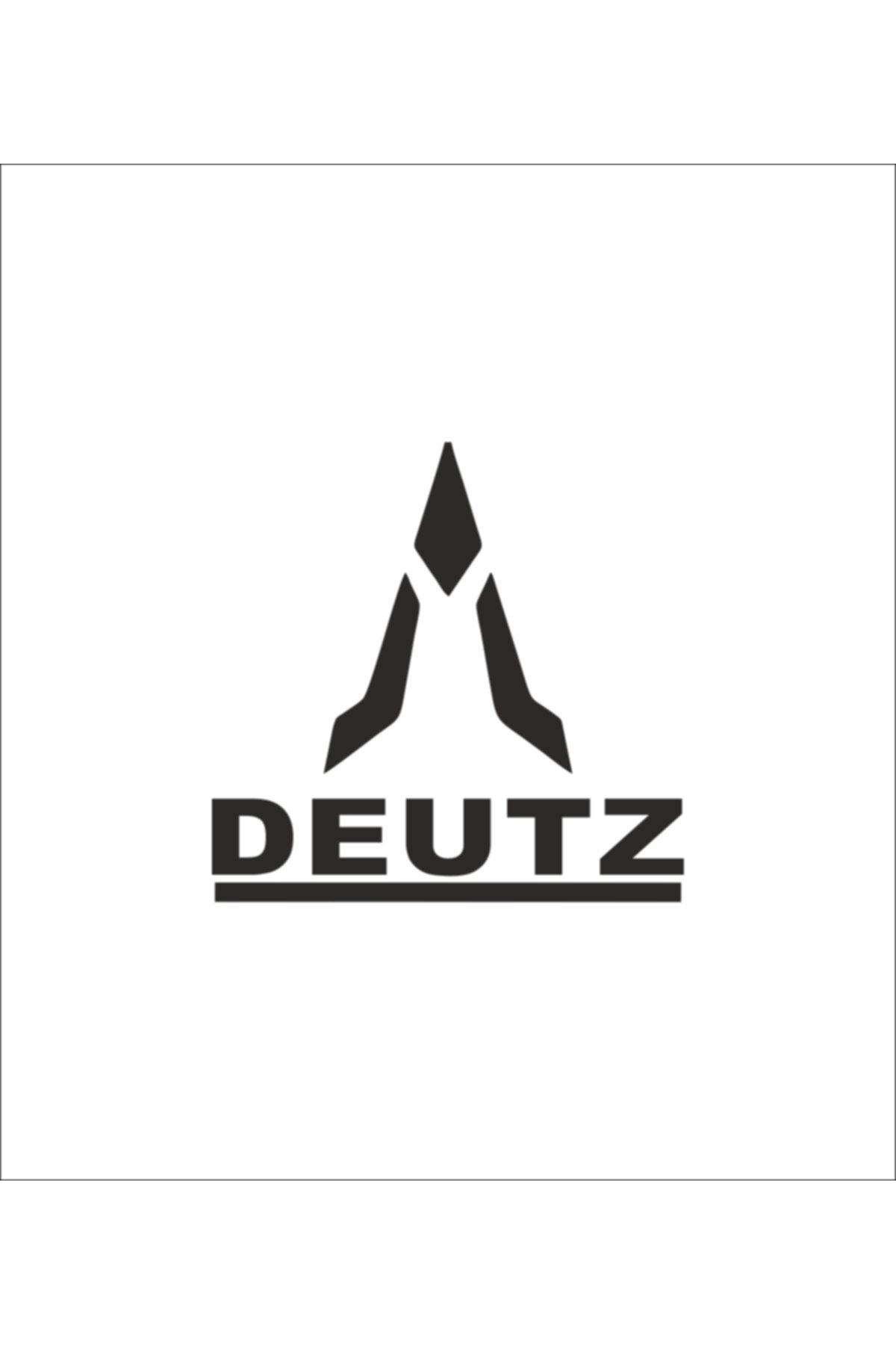 ÖZGÜL REKLAM Deutz Logo Sticker / Traktör Sticker 33x33 cm