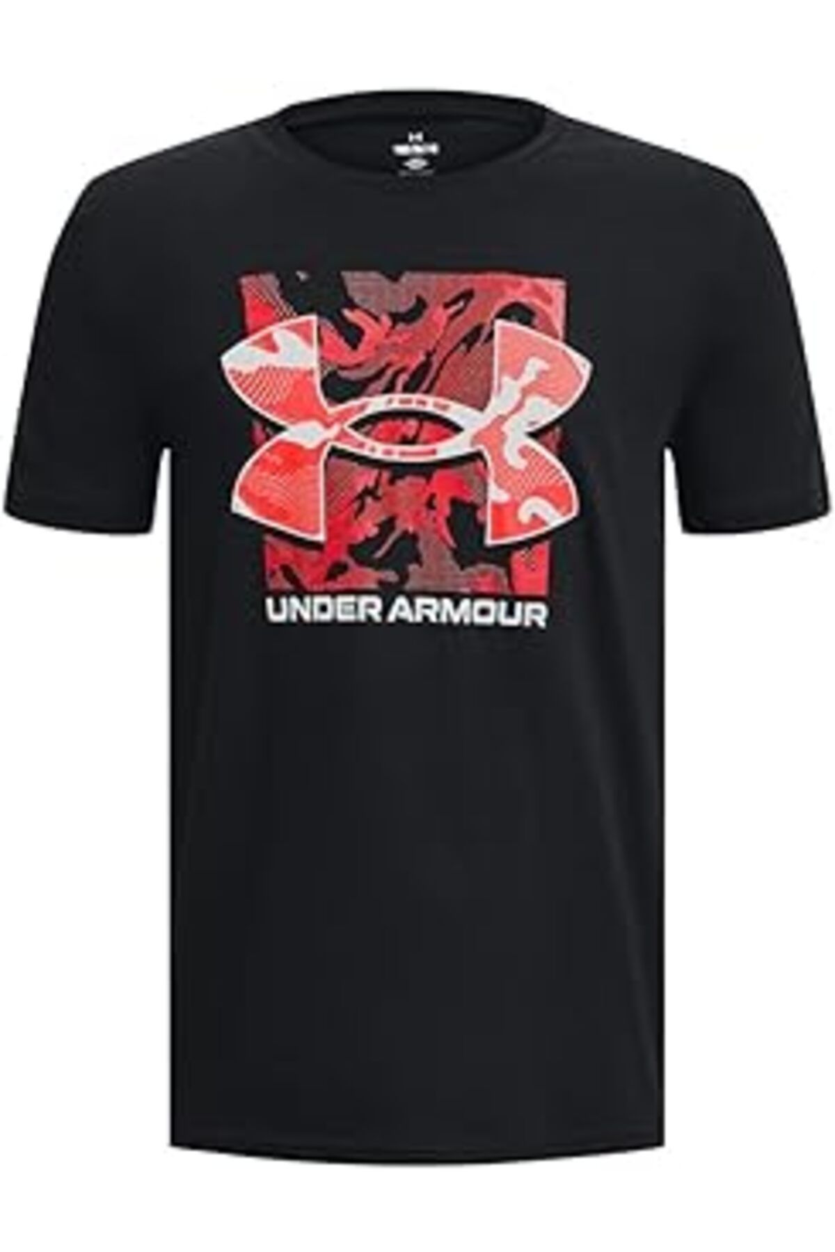 Mu Art Ahşap Under Armour Ua Box Logo Camo Ss Tişört Erkek Çocuk