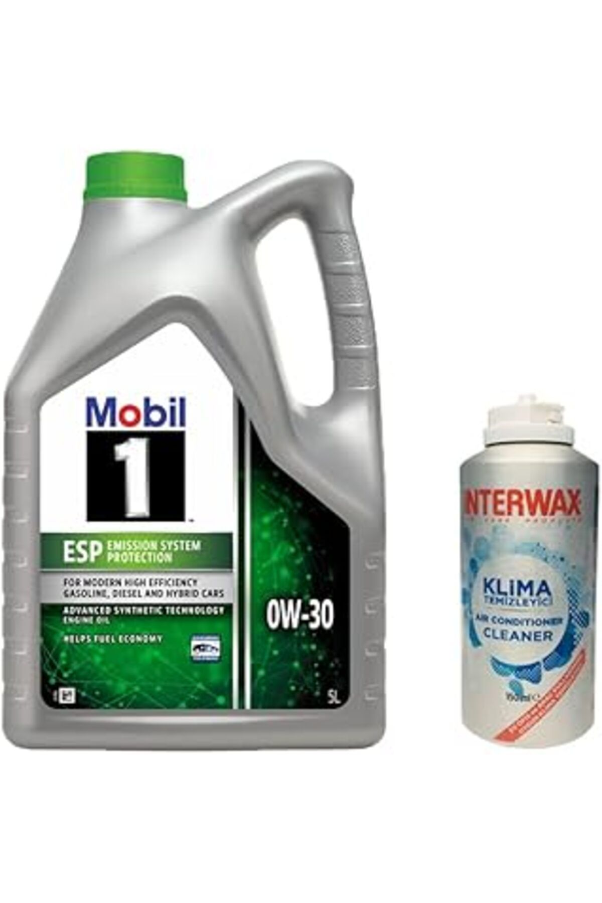 Mu Art Ahşap Mobil 1 Esp 0W30 Motor Yağı 5 L + 03047 İnterwax Klima Temizleyici