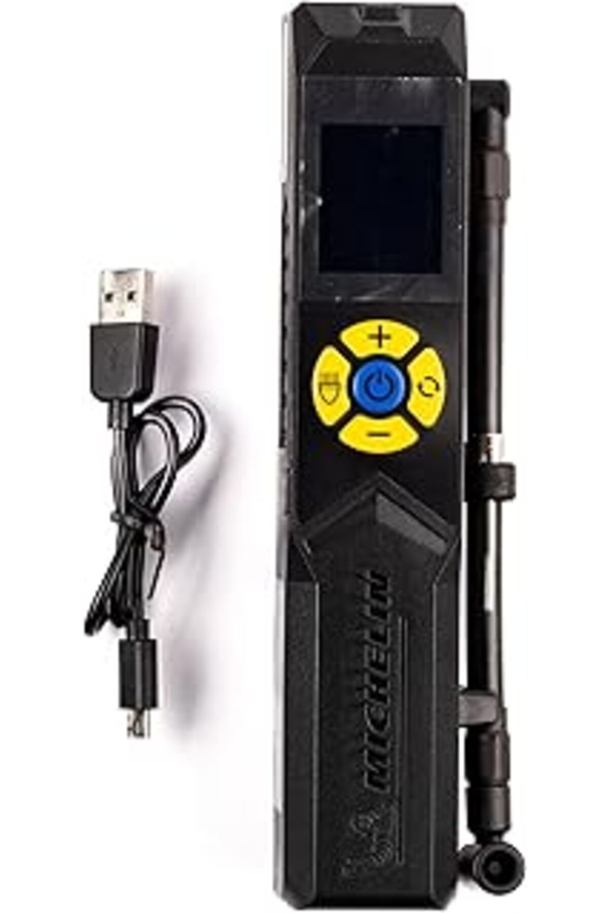 Mu Art Ahşap Mc33382 Şarjlı Li-Ion 150 Psi Taşınabilir Dijital Basınç Göstergeli Led Aydınlatmalı Lastik Şişirme