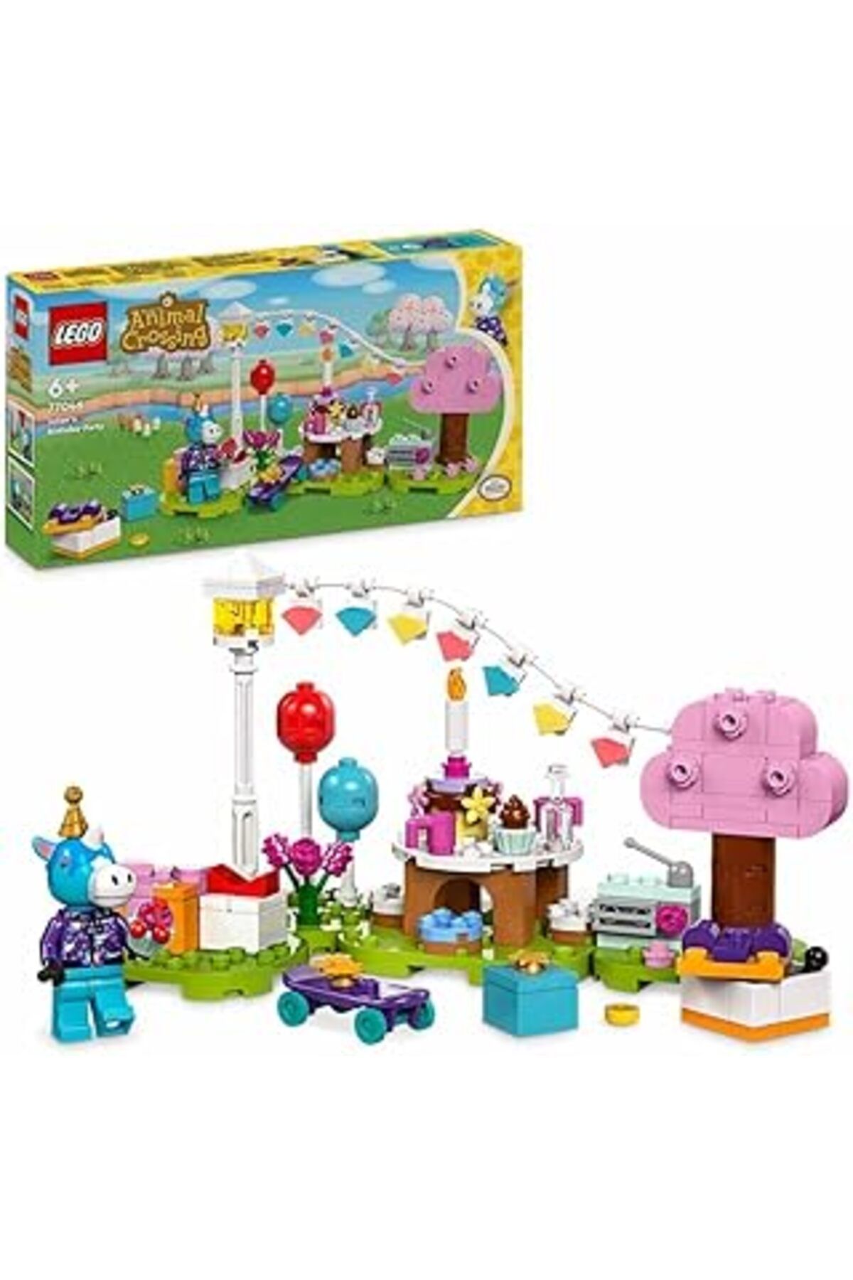 Qedii Lego Animal Crossing Julian Doğum Gününü Kutluyor 77046-6 Yaş Ve Üzeri Çocuklar Için Yaratıcı Oyunc