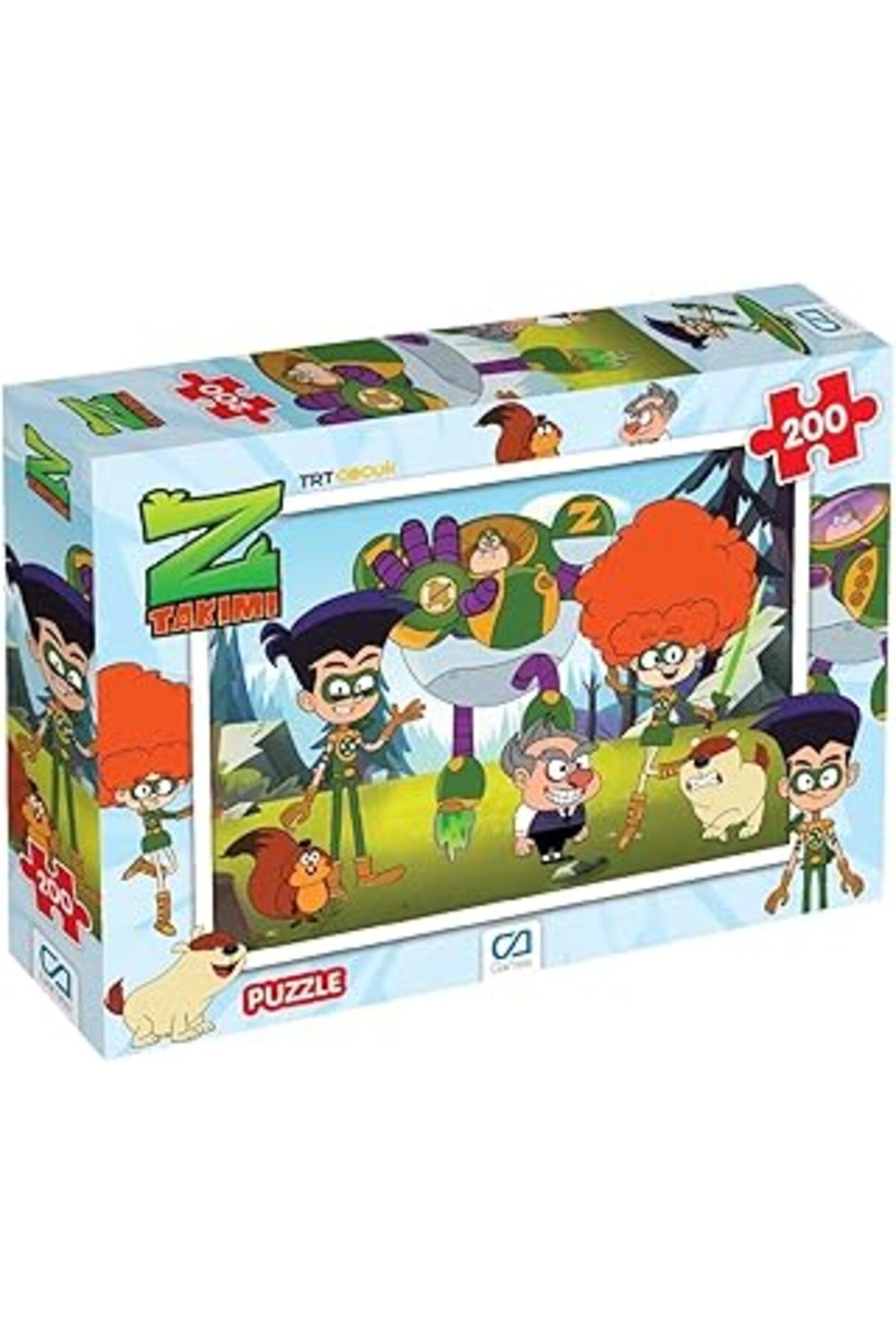Karachil Ca Games Z-Takımı Lisanslı 200 Parça 33X48Cm Çocuk Puzzle Yapboz