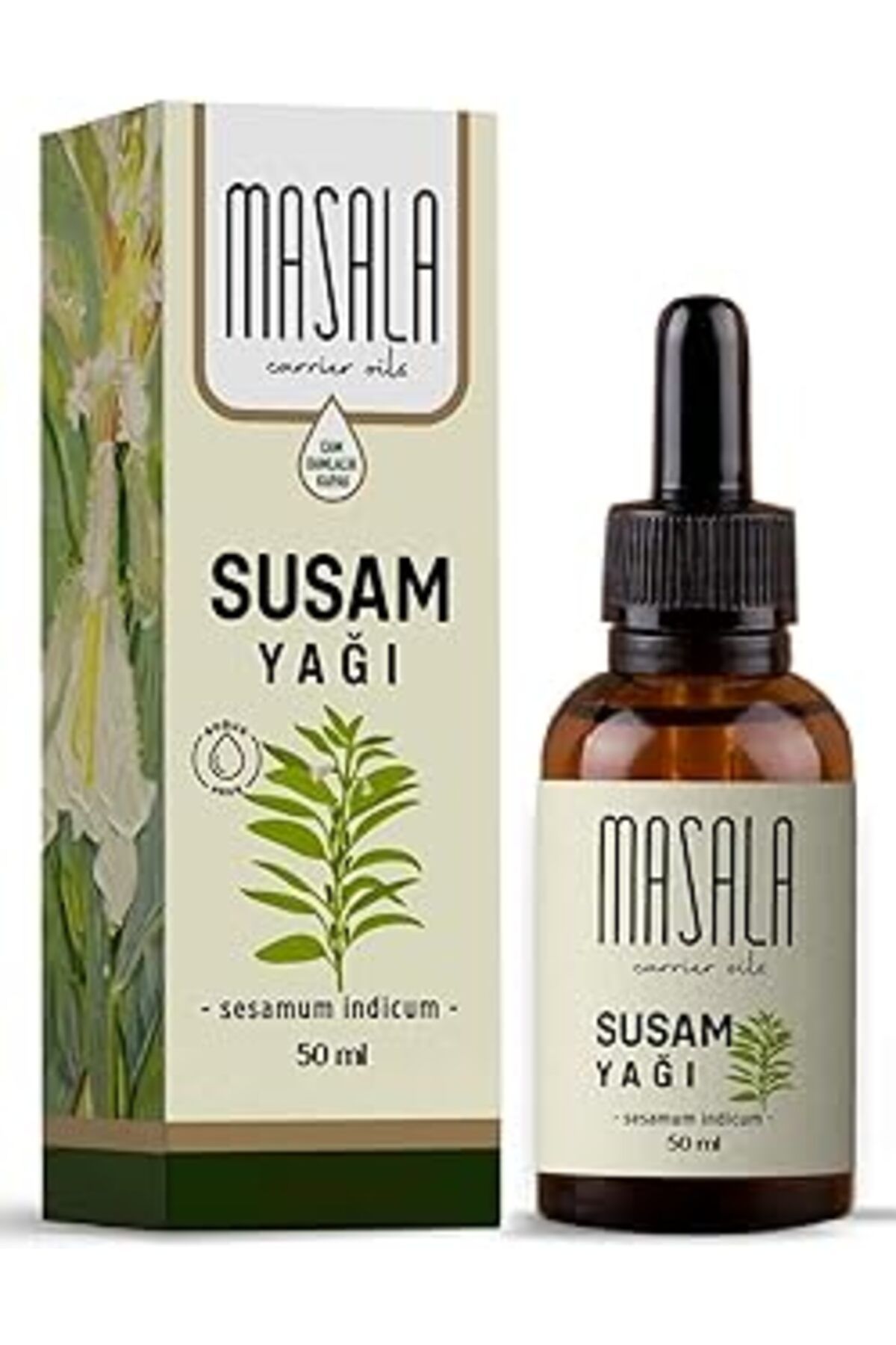 Karachil Masala Susam Yağı 50 Ml. Soğuk Pres (Sesame Seed Carrier Oil)