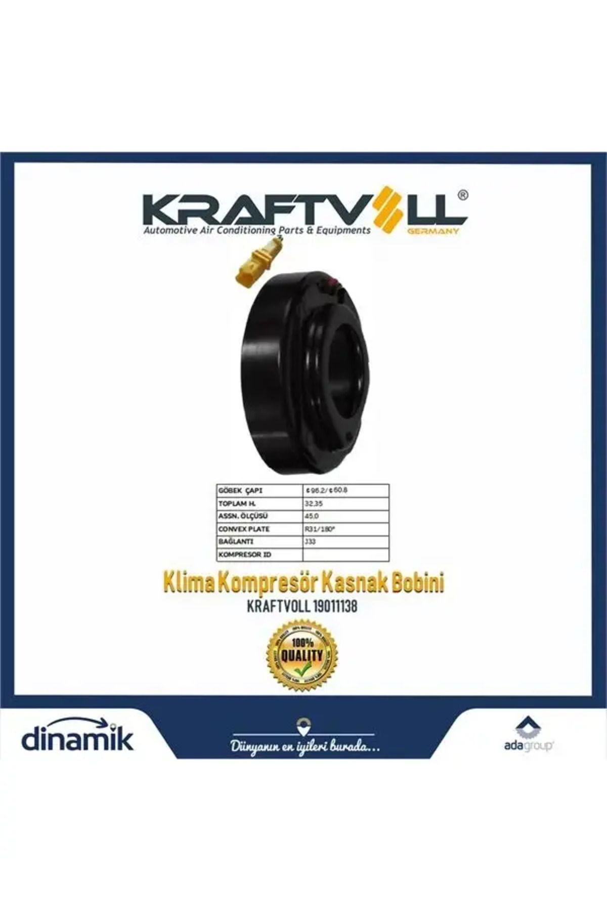 Kraftvoll KLIMA KOMPRESOR BOBINI BIPPER
