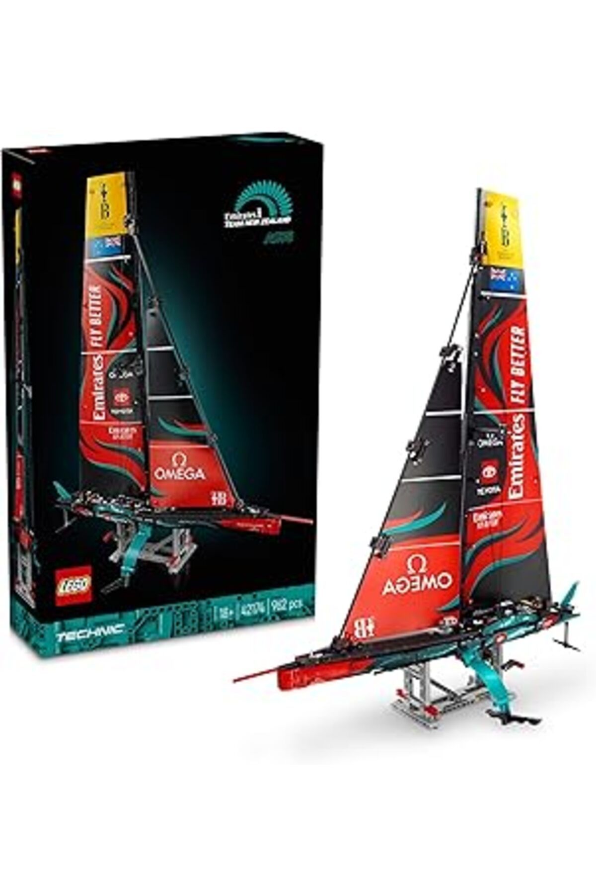 Pazarcan Technic Emirates Team New Zealand Ac75 Yat 42174 - Yetişkinler Yelkenli Tekne Modeli Yapım Seti (96