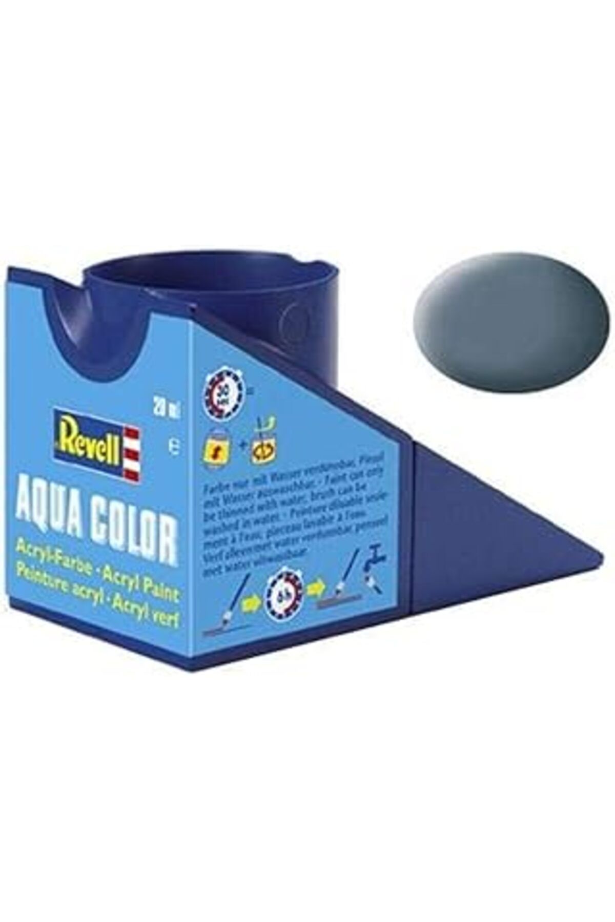 Karachil Revell - Su Bazlı Maket Boyası Grimsi Mavi Mat 18 Ml (36179)