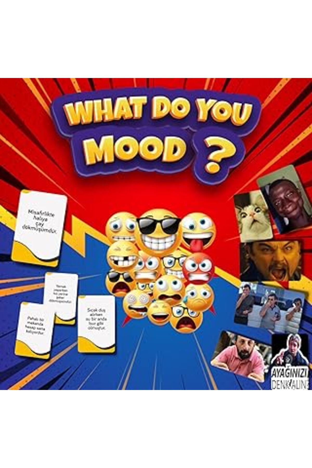 Qedii Molfy What Do You Mood Moodun Ne - Eğlenceli Grup Arkadaş Aile Kutu Oyunu - Hangisi Mod Moodun Do Y