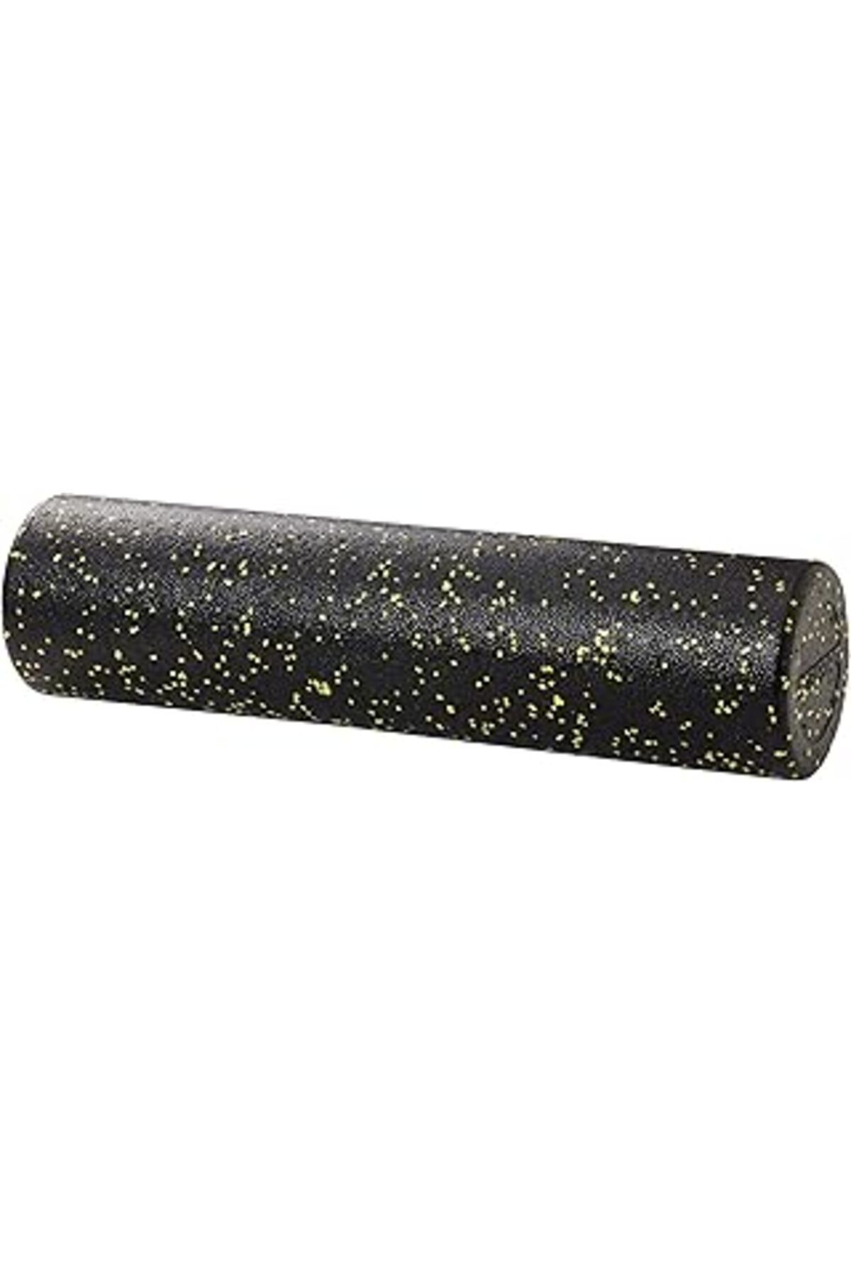 NETWORK ART Actifoam Düz Foam Roller Masaj Köpüğü (Siyah + Sarı Orta Sert, 60 Cm)
