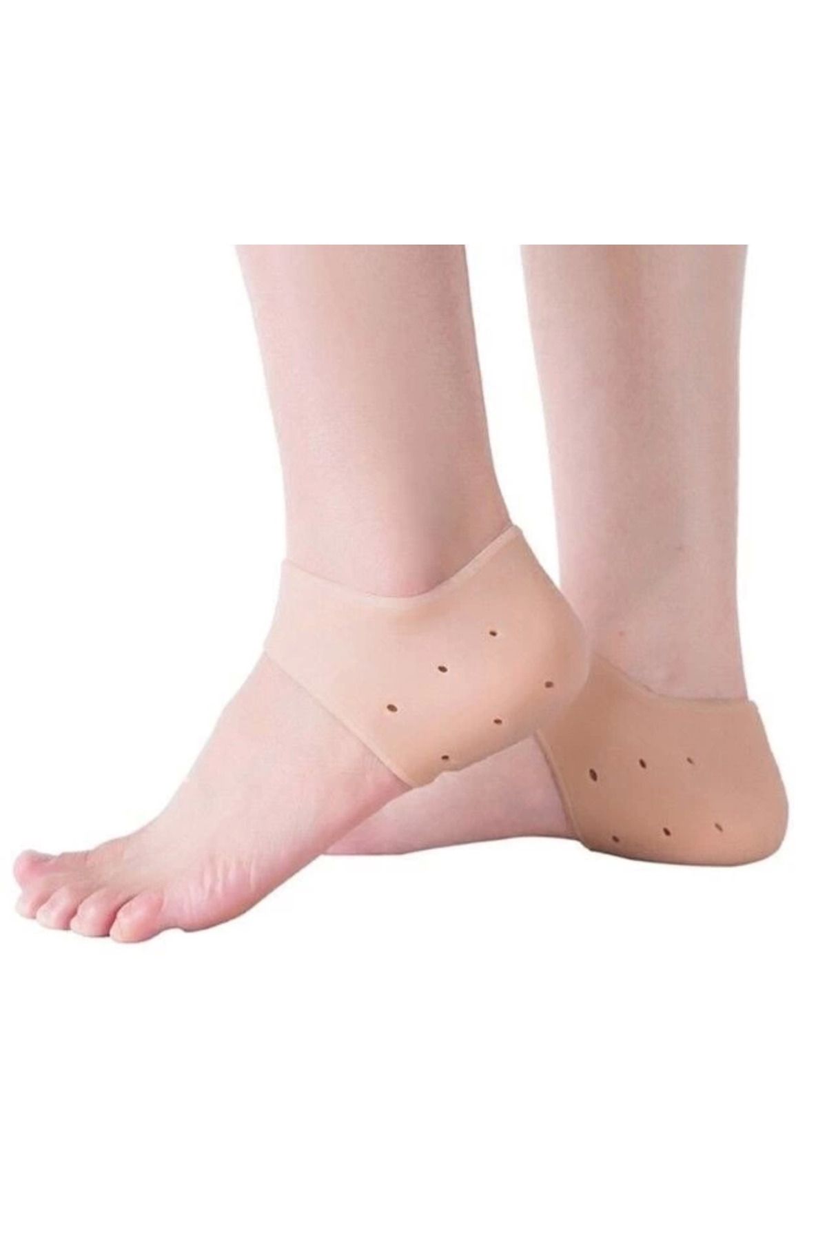 Modafiks Silikon Topuk Çorabı Ten Rengi