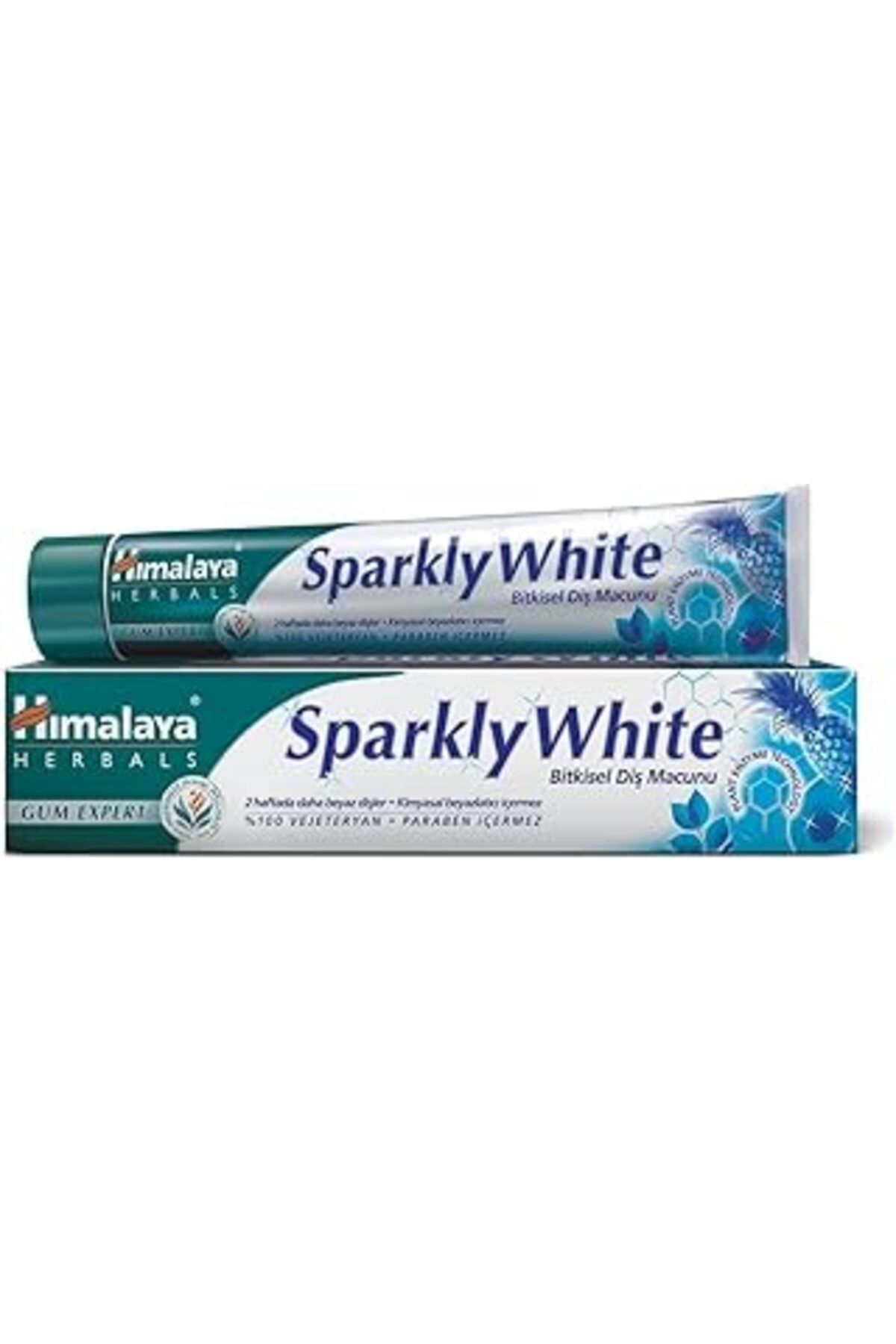 TBSProjects Himalaya Since 1930 Işıltılı Beyazlık Bitkisel Beyazlatıcı Diş Macunu, Florürsüz, Parabensiz, Bitki