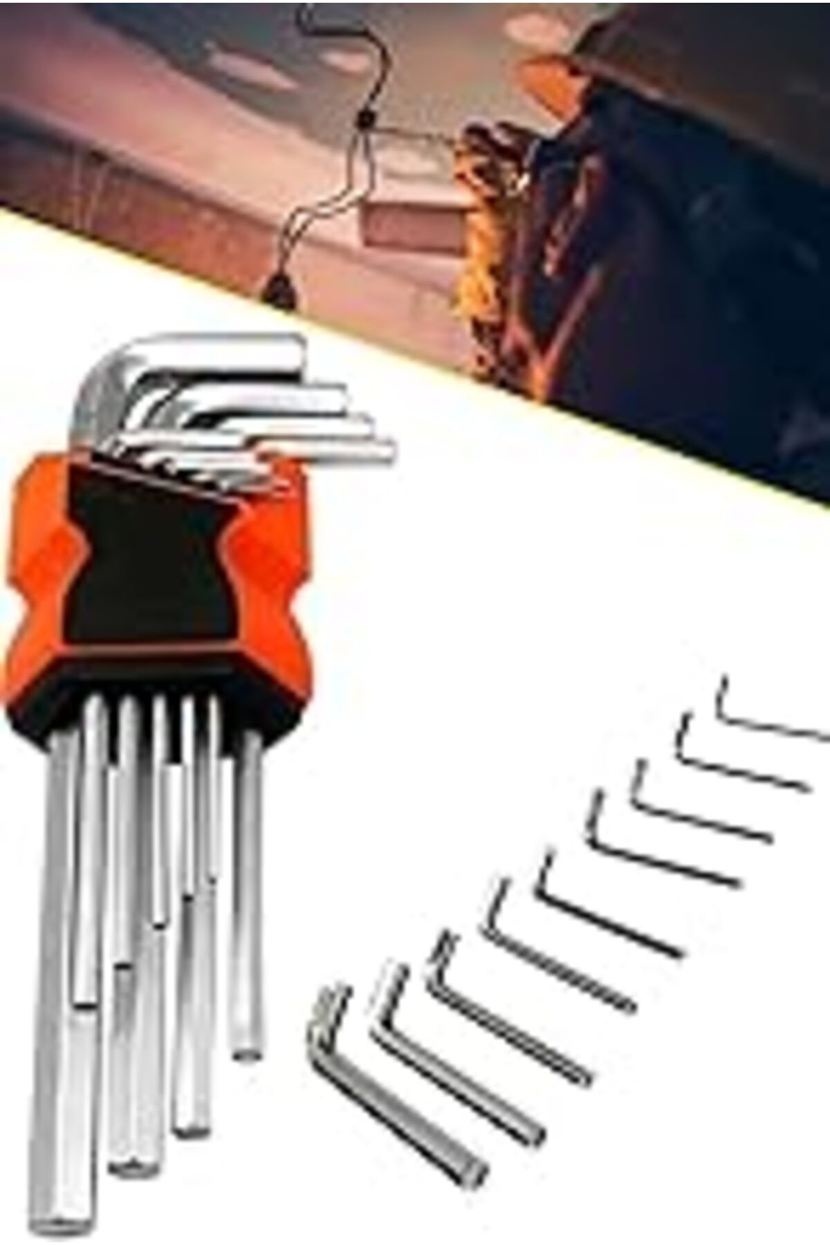 Karachil Mobee Yltools Yl-008 9 Parça Çift Taraflı Torx Alyan Allen 9 Parça Yıldız Anahtar Takımı 1410