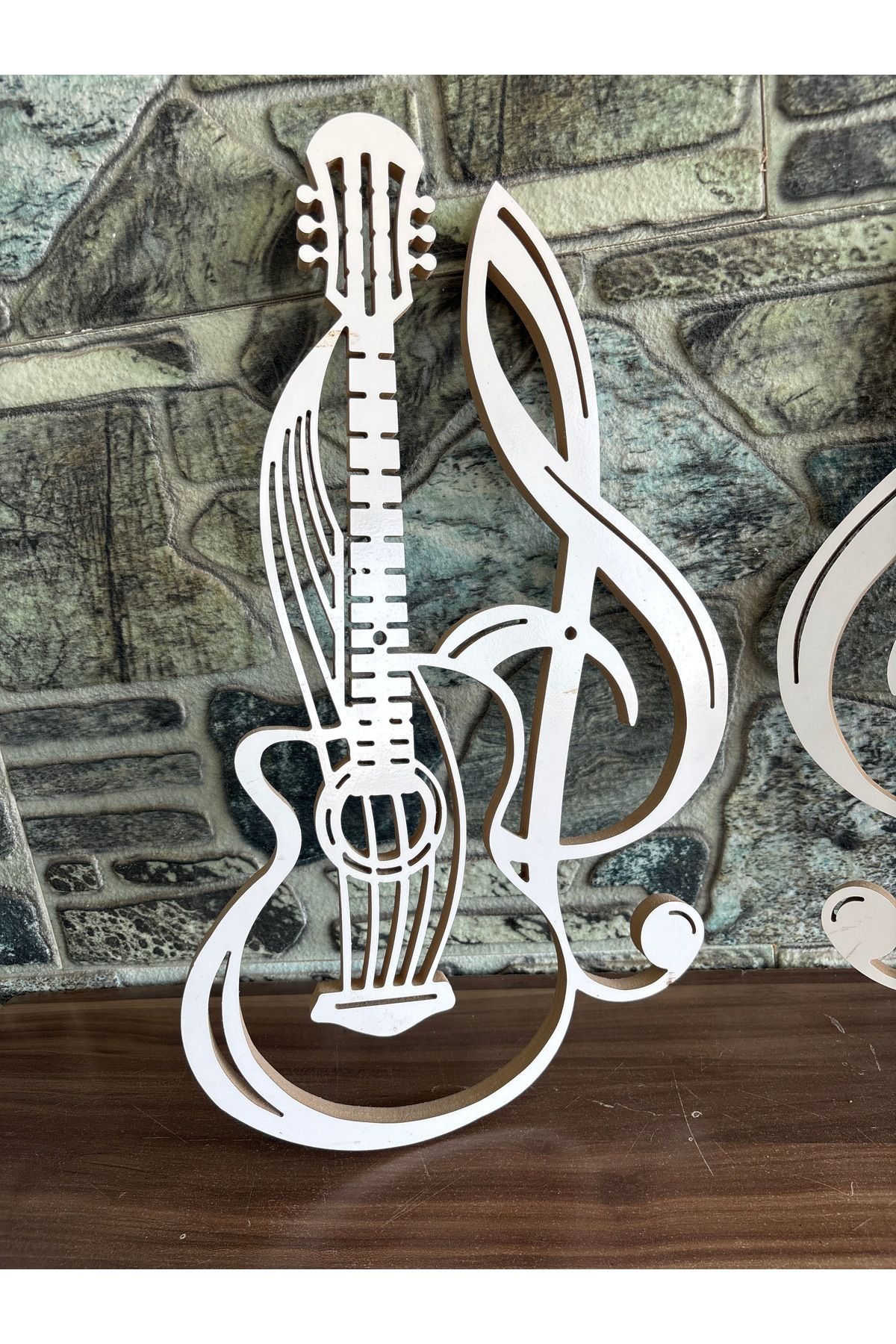 Tuğra Ahşap duvar gitarı