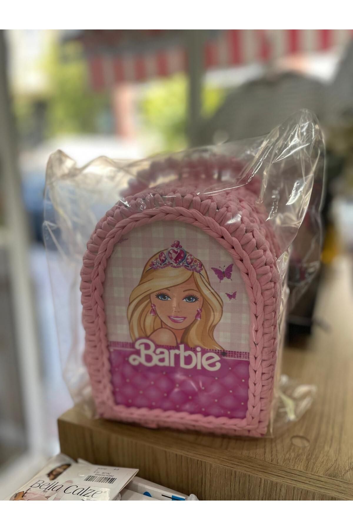 MASAL GİBİ GİYİM El Örgüsü Karakterli Sırt Çantası (Barbie)