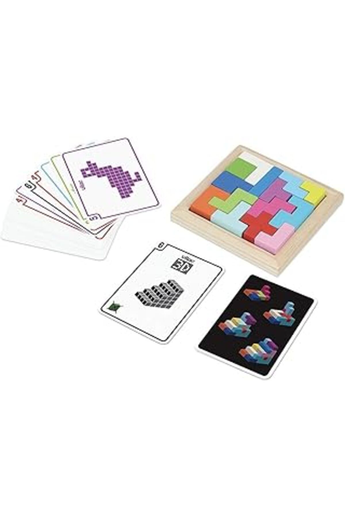 Pazarcan Vilac Astublok Brain Teaser 3 Boyutlu Bulmacalar