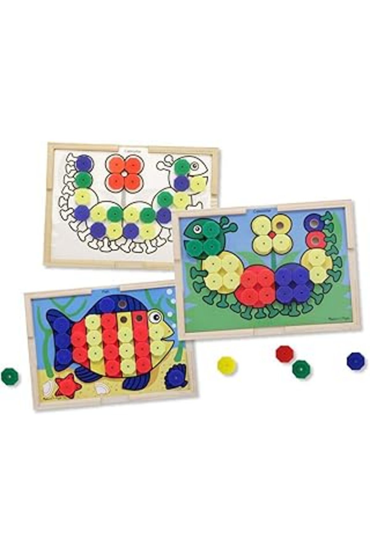 Karachil Melissa & Doug 14313 Ahşap Diz Yerleştir Renkler